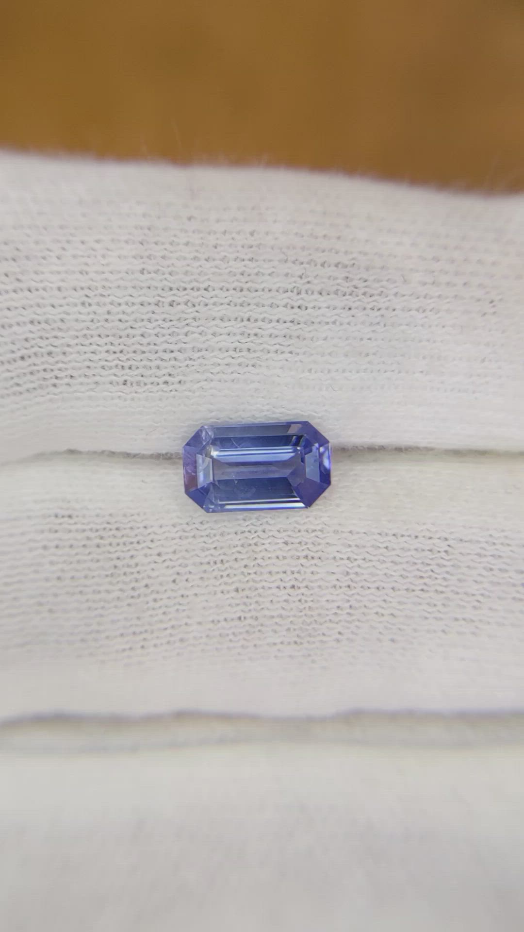 1.18 Ct. Blue Sapphire from Ceylon (Sri Lanka) Size Video