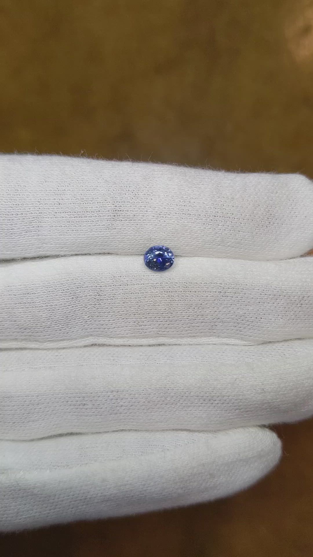 0.61 Ct. Sapphire from Montana Size Video