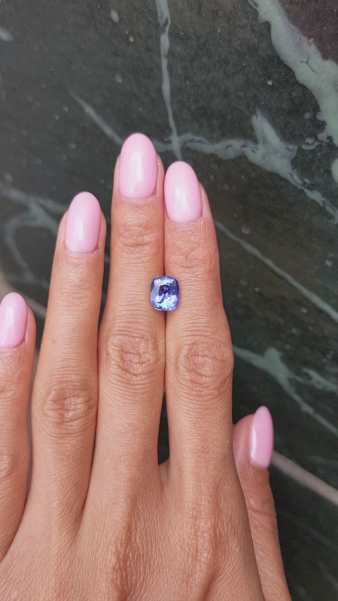 3.00 Ct. Color Change Sapphire from Ceylon (Sri Lanka) Size Video