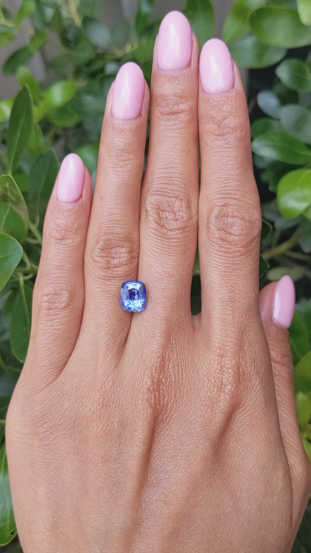 3.00 Ct. Color Change Sapphire from Ceylon (Sri Lanka) Size Video