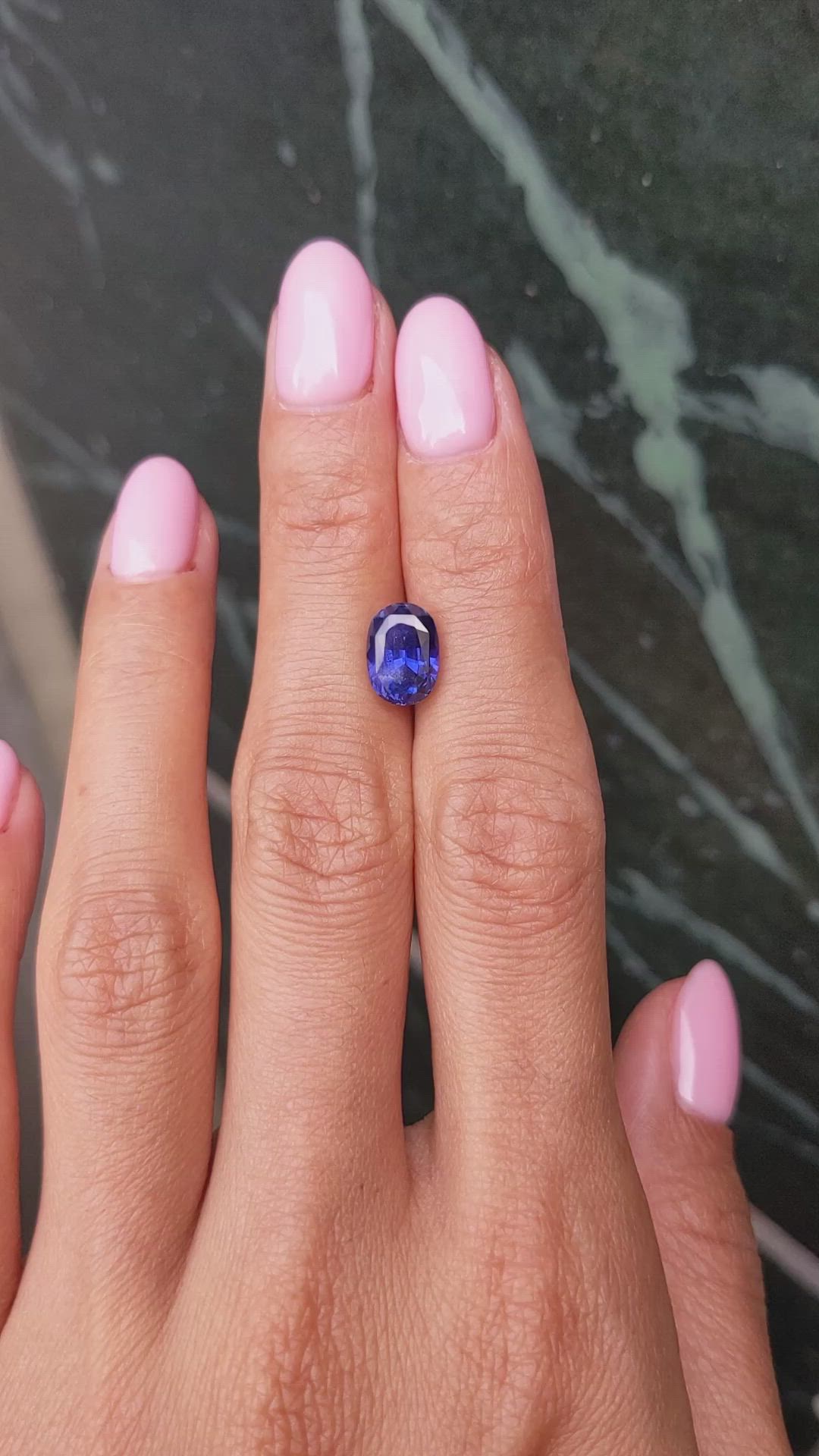 3.54 Ct. Color Change Sapphire from Ceylon (Sri Lanka) Size Video