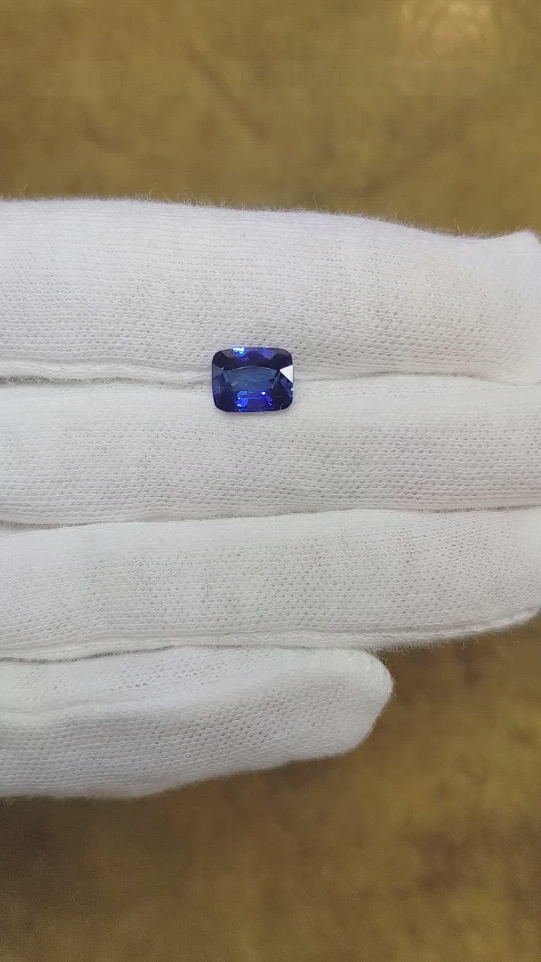 2.37 Ct. Blue Sapphire from Madagascar Size Video