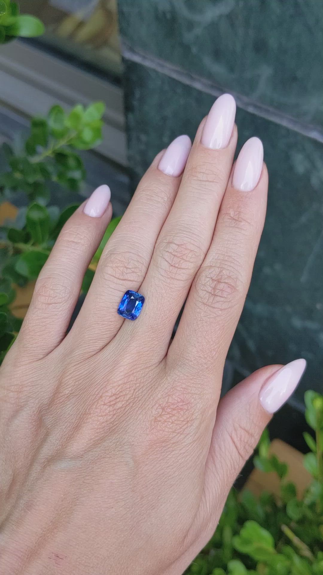 2.37 Ct. Blue Sapphire from Madagascar Size Video