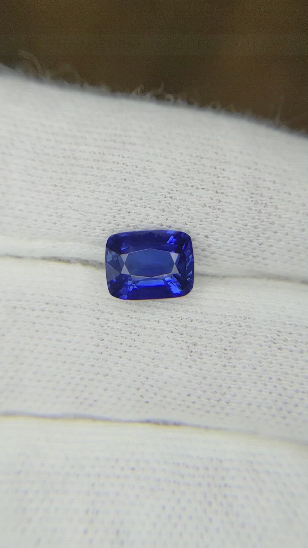 2.37 Ct. Blue Sapphire from Madagascar Size Video