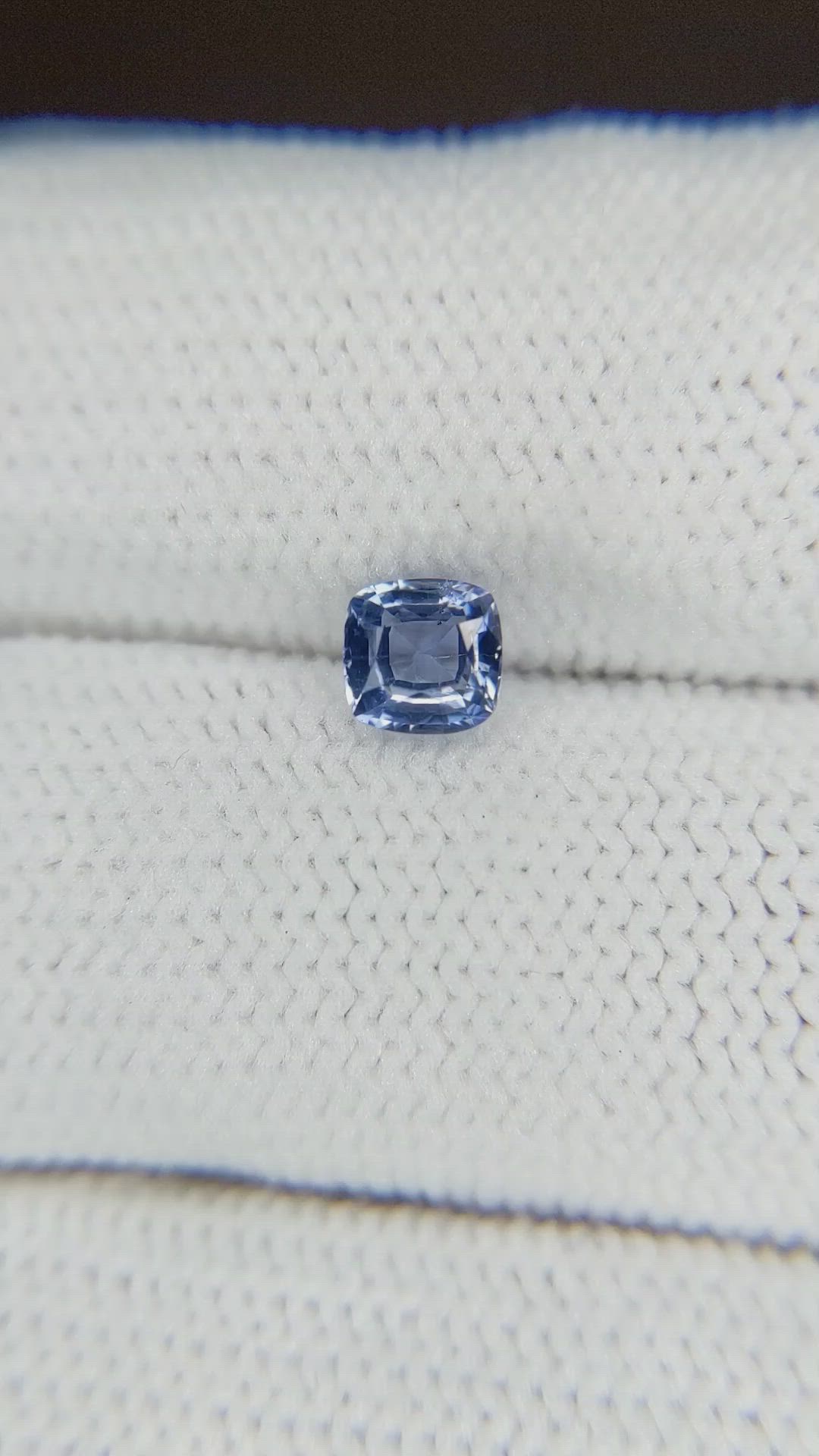 0.63 Ct. Blue Sapphire from Ceylon (Sri Lanka) Size Video