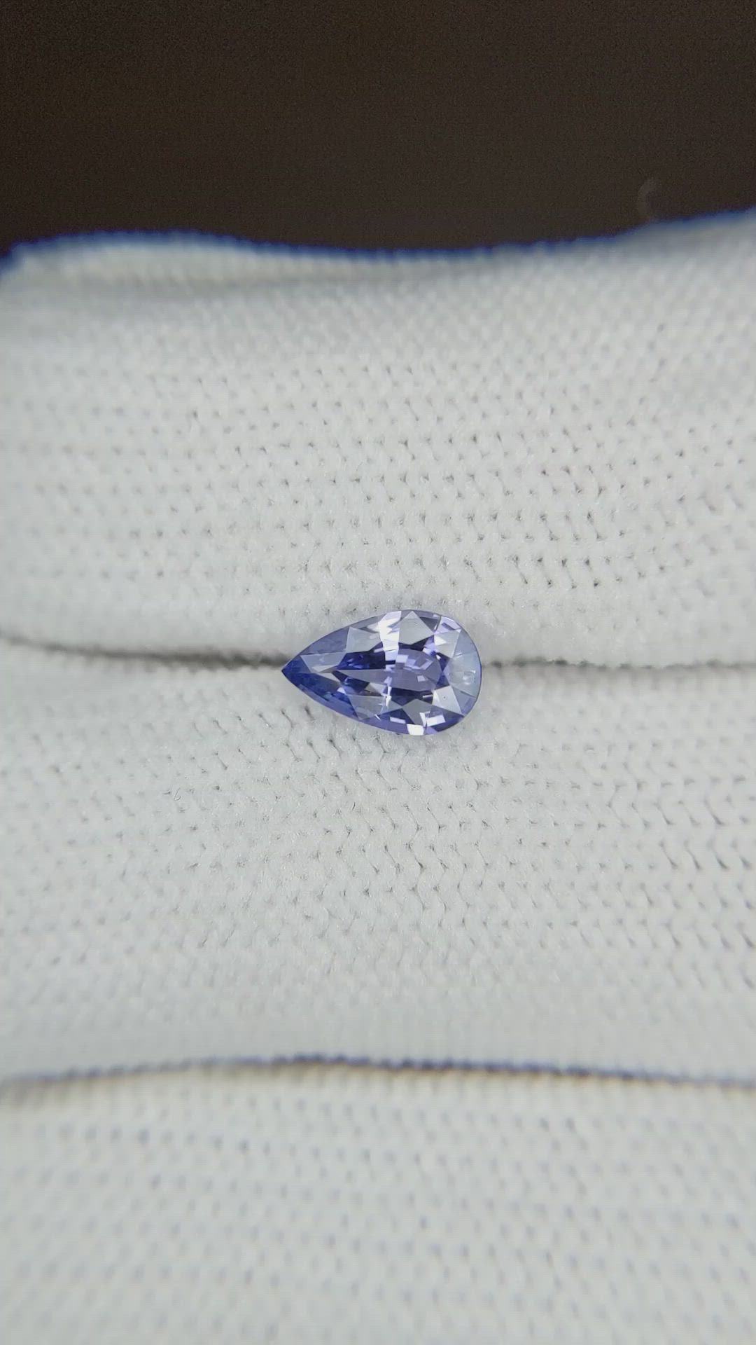 0.73 Ct. Blue Sapphire from Ceylon (Sri Lanka) Size Video