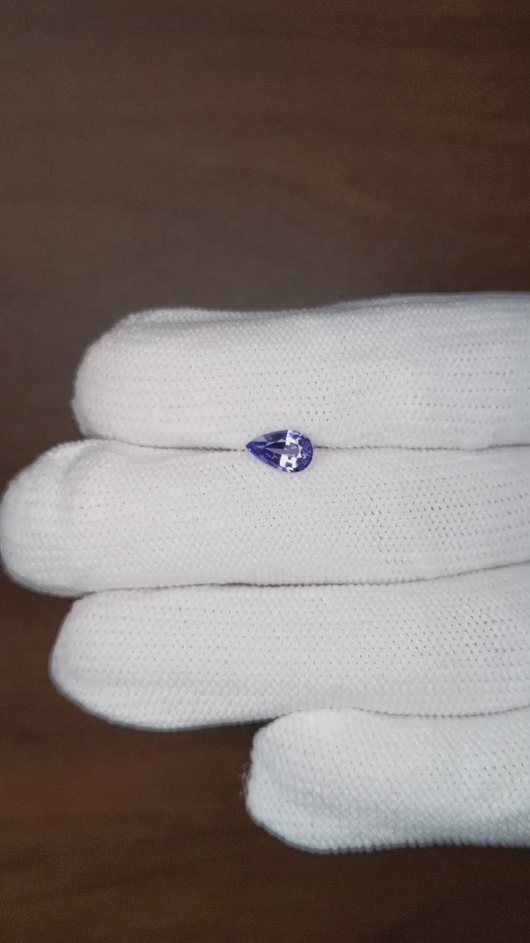 0.73 Ct. Blue Sapphire from Ceylon (Sri Lanka) Size Video