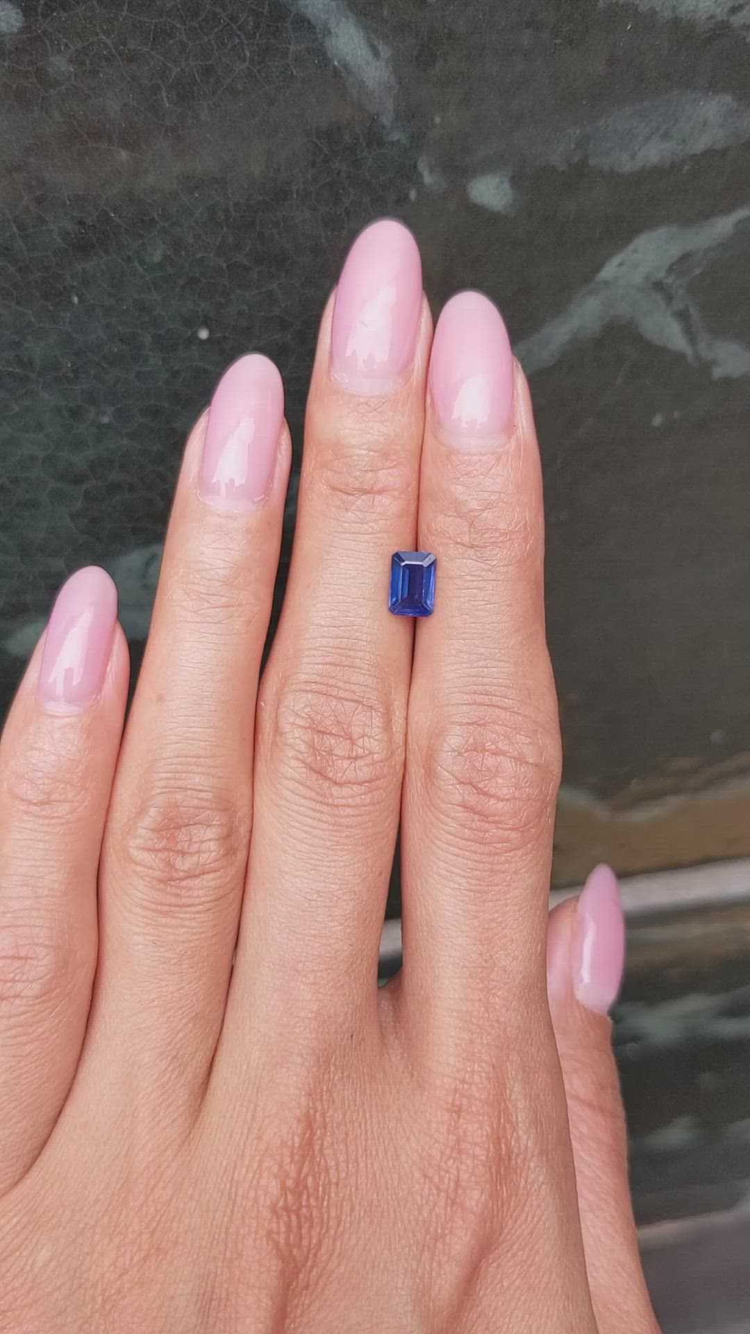 1.20 Ct. Blue Sapphire from Thailand Size Video
