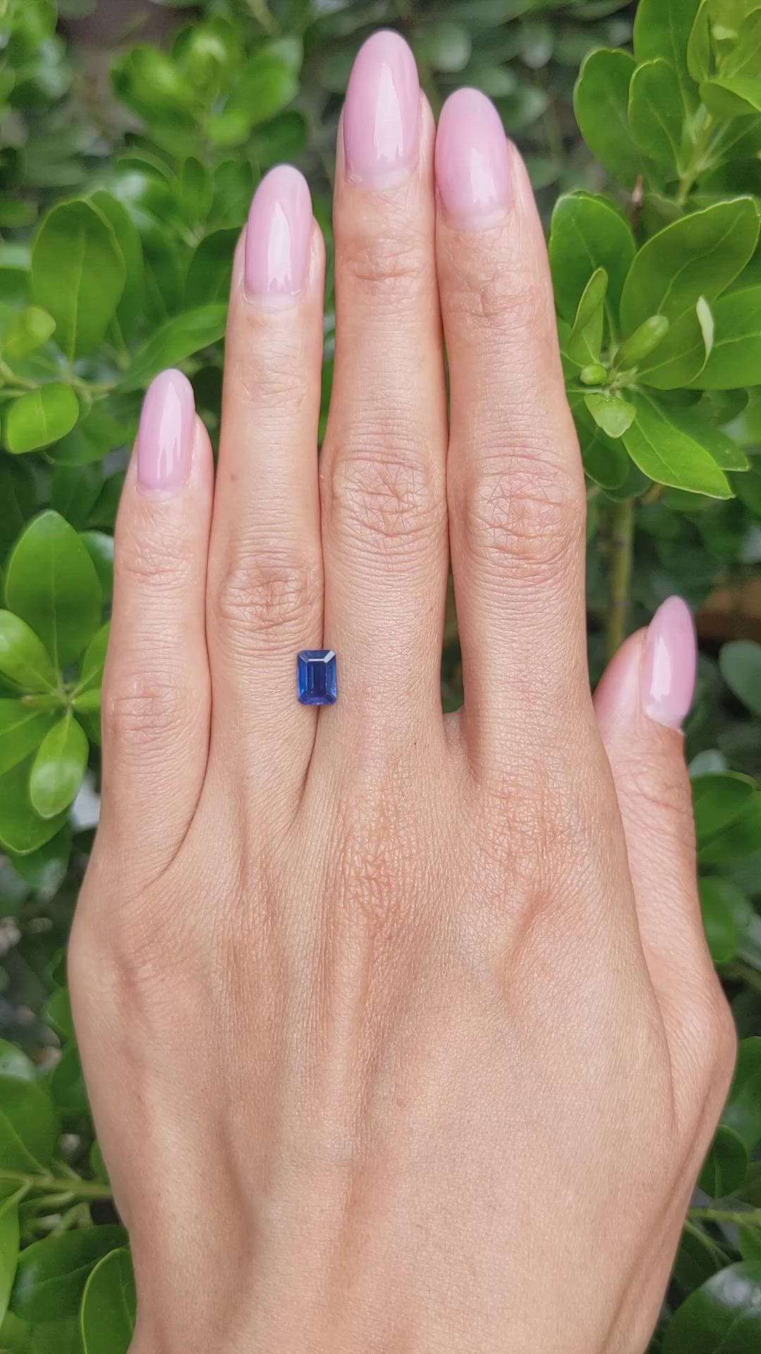 1.20 Ct. Blue Sapphire from Thailand Size Video