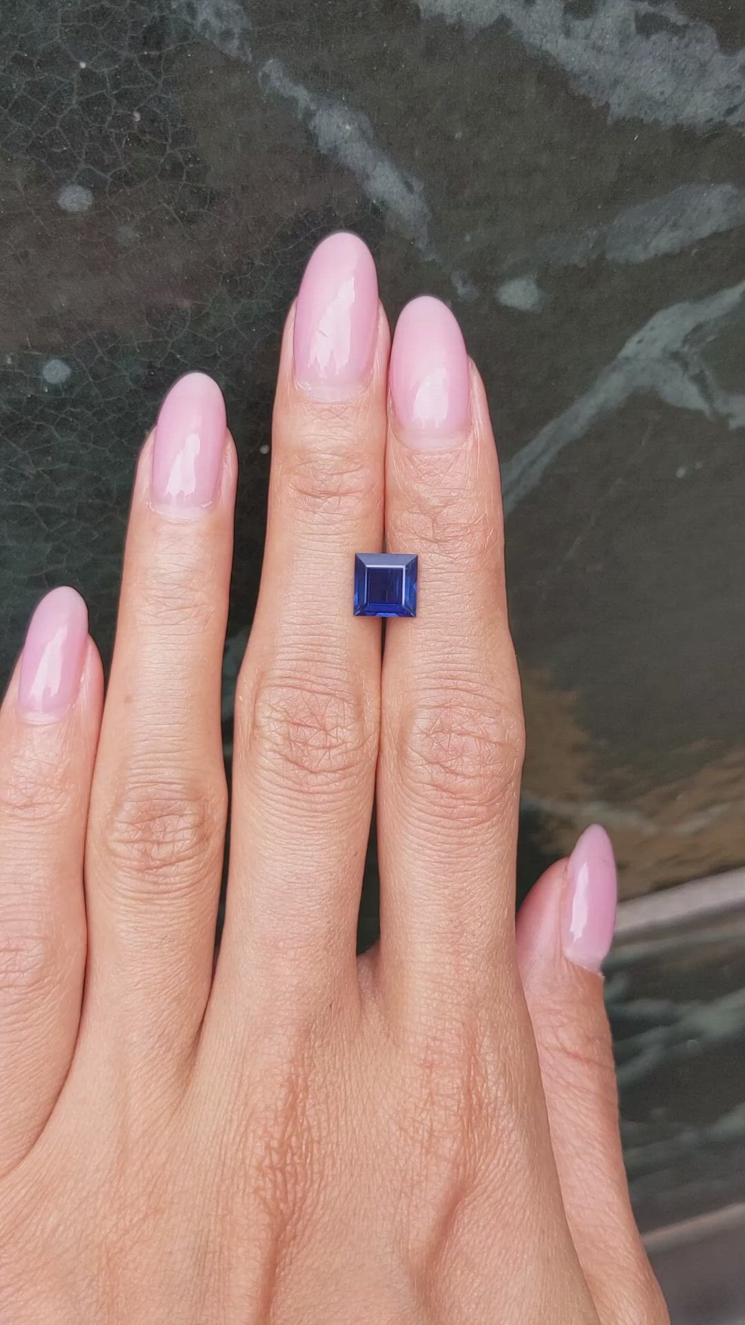 1.94 Ct. Blue Sapphire from Thailand Size Video