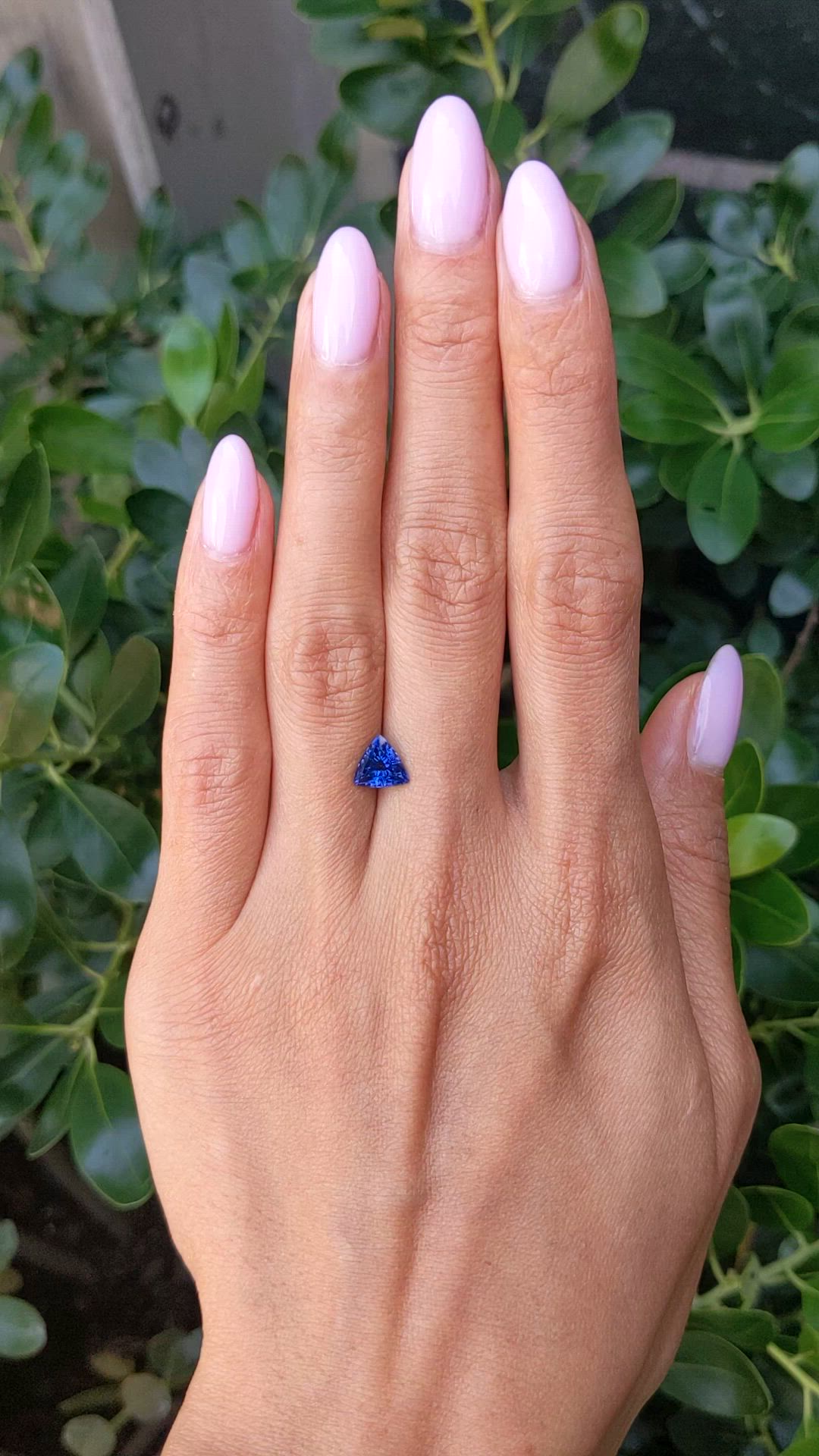 1.31 Ct. Blue Sapphire from Thailand Size Video