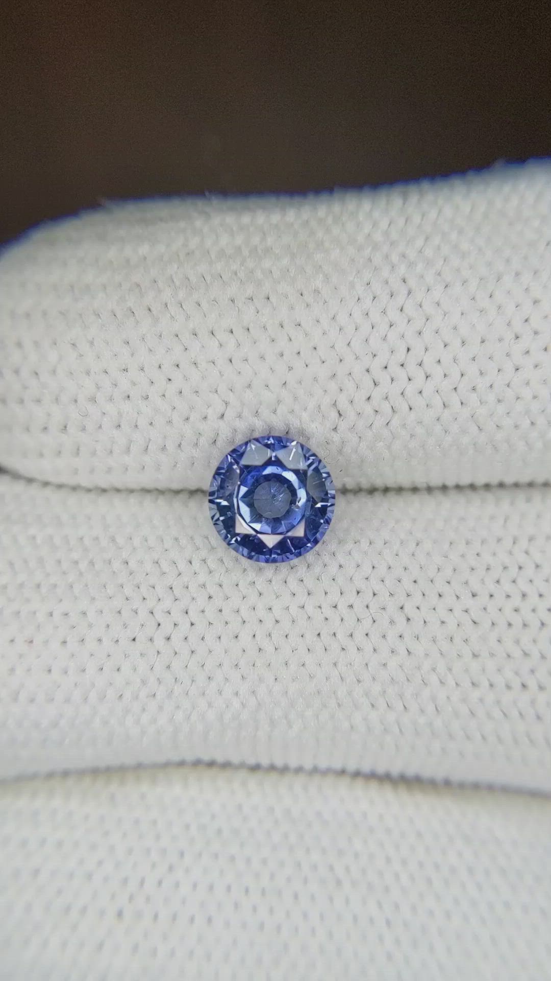1.36 Ct. Blue Sapphire from Ceylon (Sri Lanka) Size Video