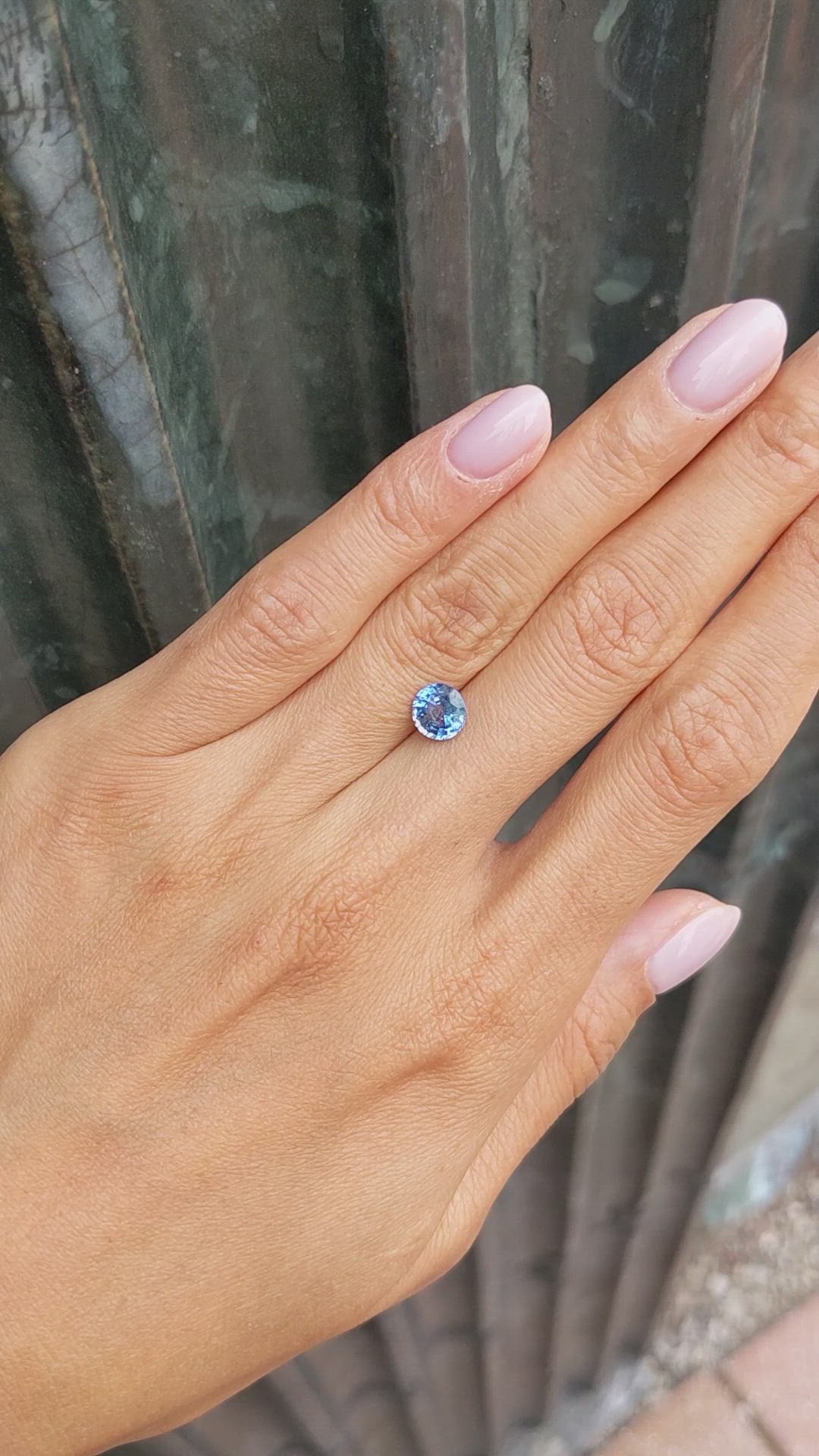 1.36 Ct. Blue Sapphire from Ceylon (Sri Lanka) Size Video