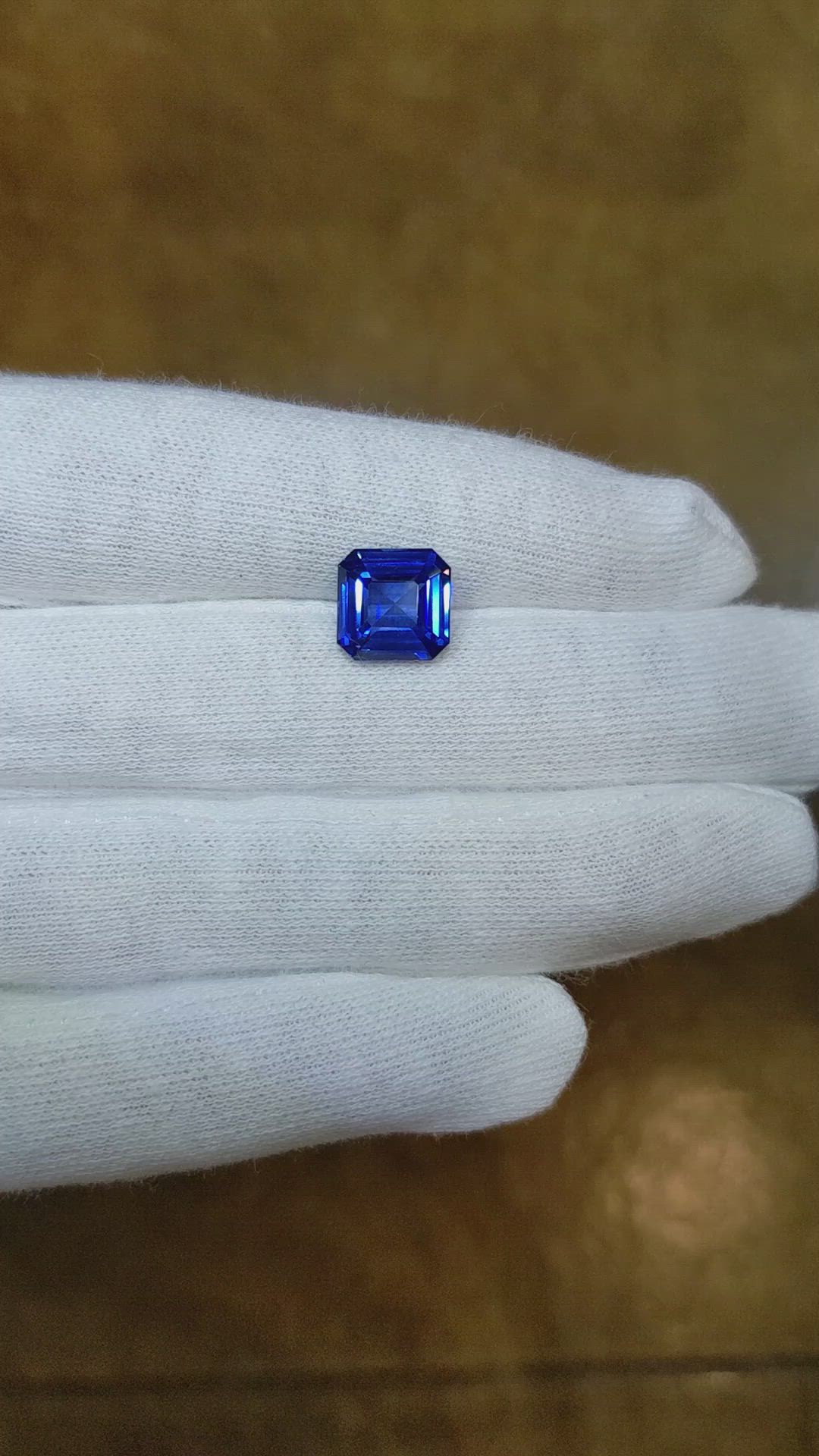 4.08 Ct. Blue Sapphire from Ceylon (Sri Lanka) Size Video