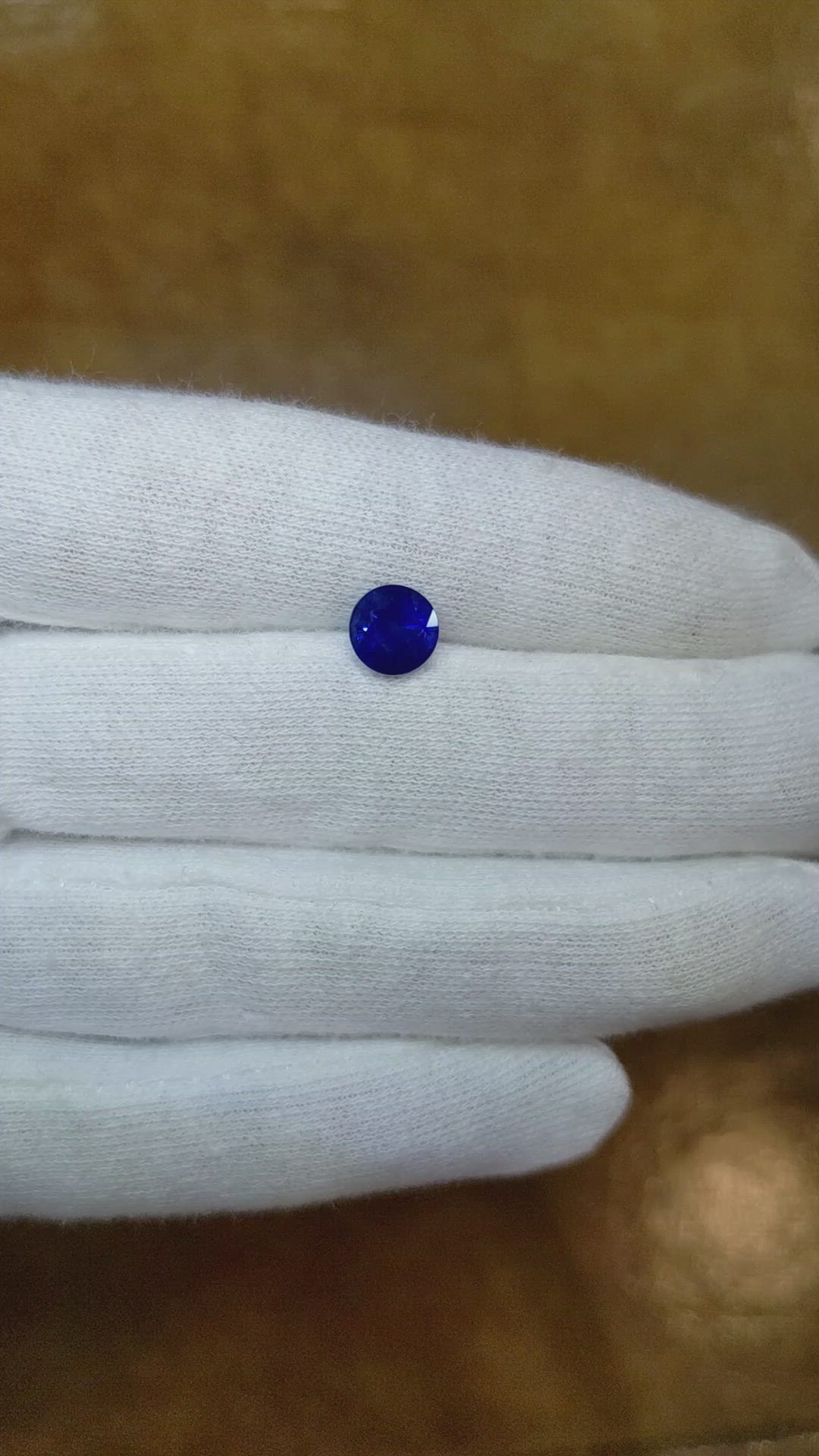 1.74 Ct. Blue Sapphire from Ceylon (Sri Lanka) Size Video