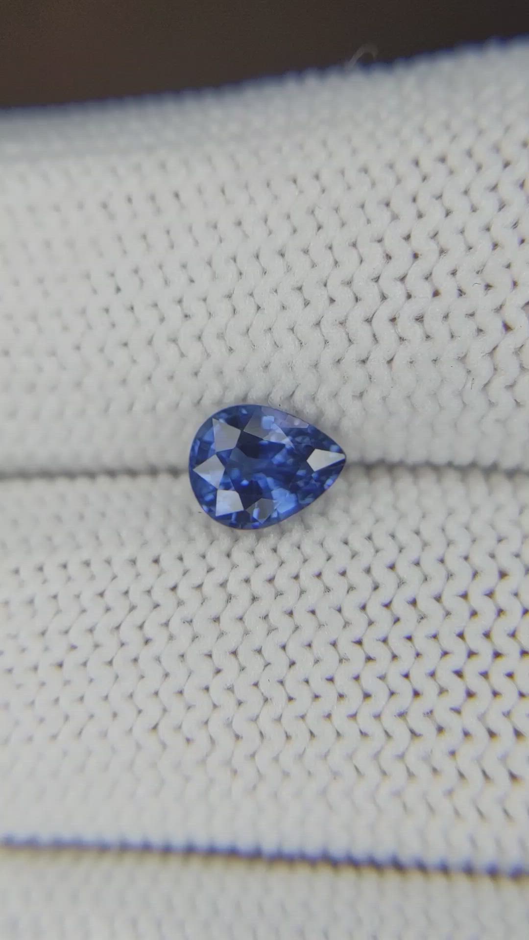 0.85 Ct. Blue Sapphire from Thailand Size Video