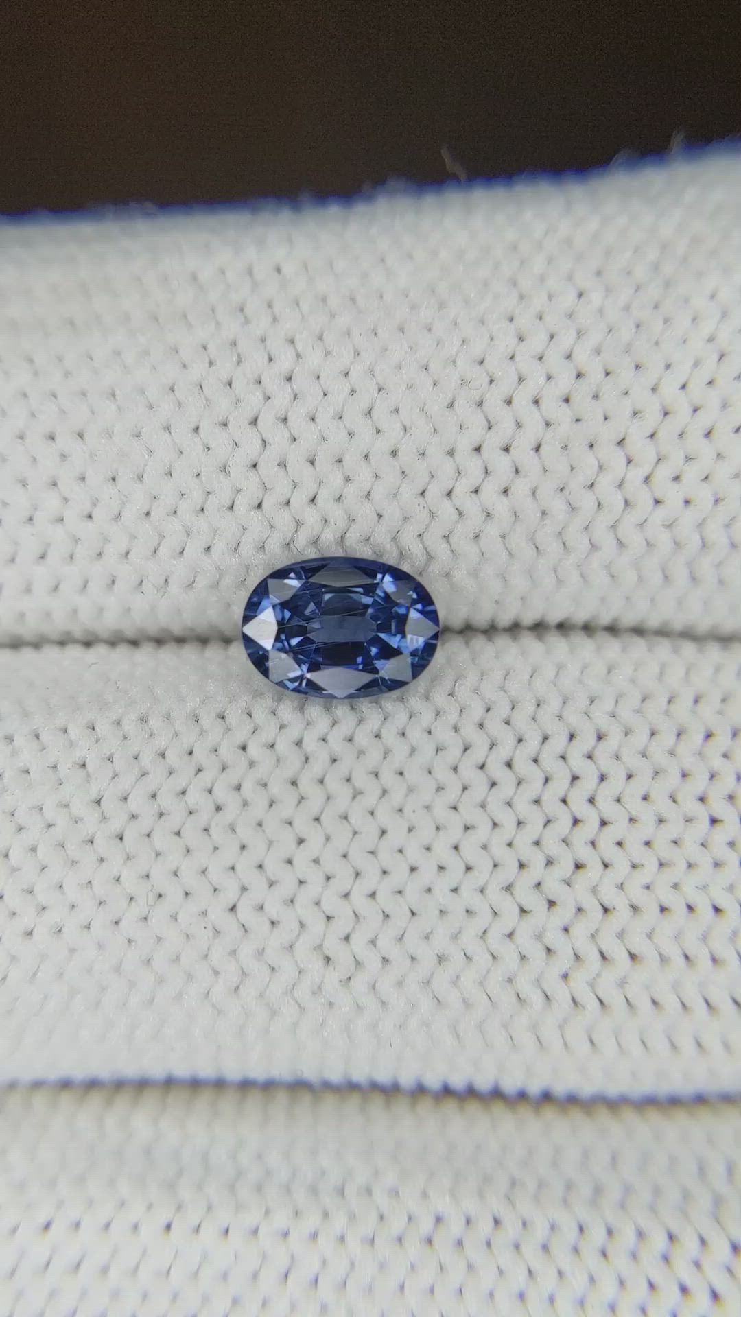 0.95 Ct. Blue Sapphire from Thailand Size Video