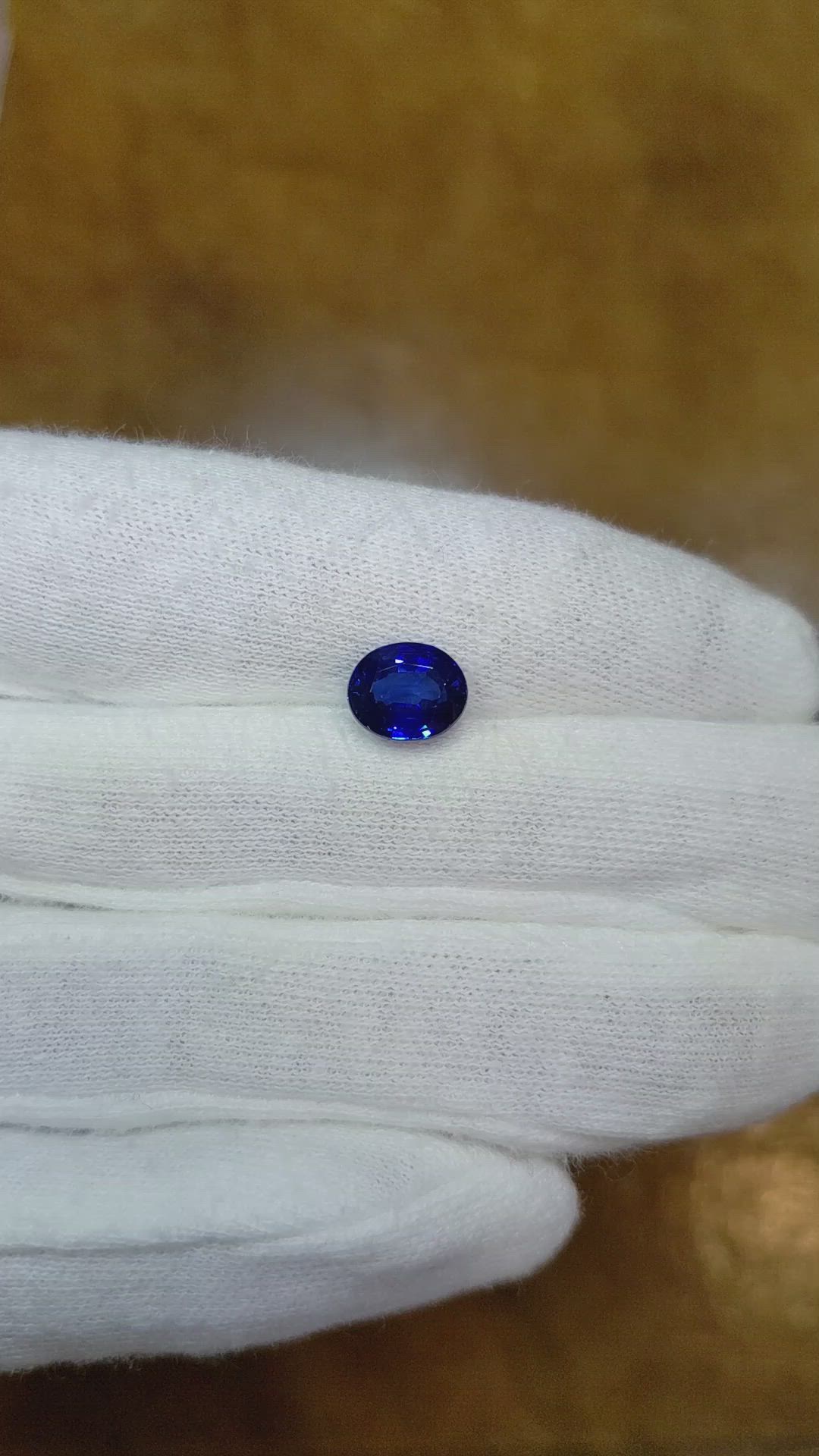 3.04 Ct. Blue Sapphire from Ceylon (Sri Lanka) Size Video