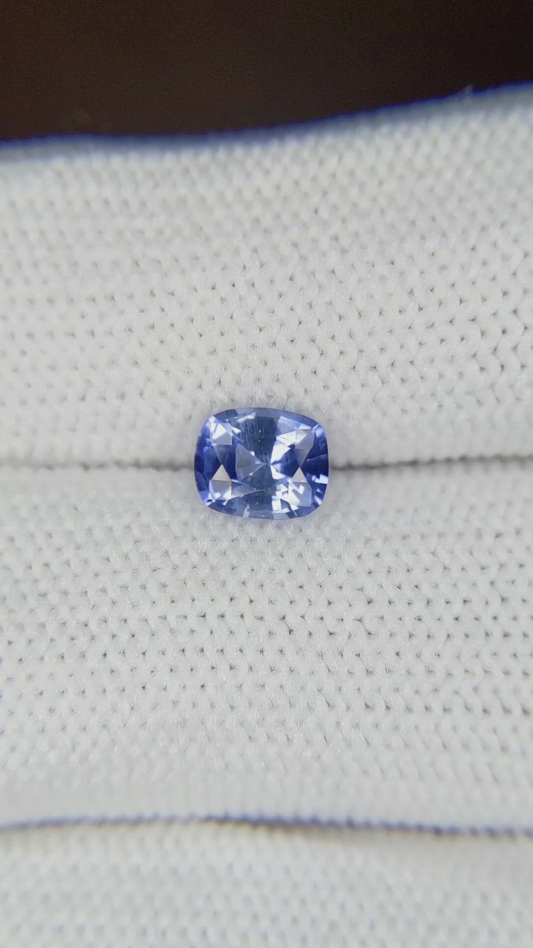 0.80 Ct. Blue Sapphire from Ceylon (Sri Lanka) Size Video