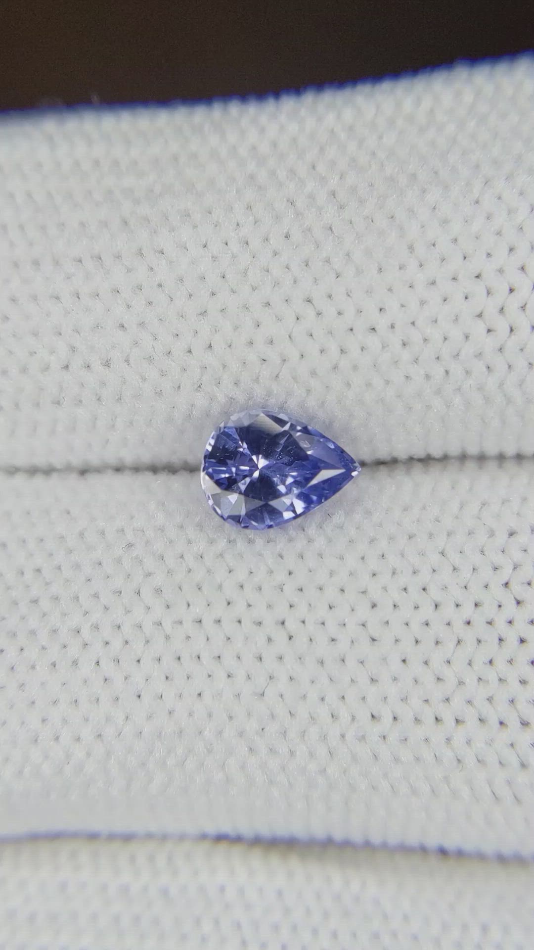 0.79 Ct. Blue Sapphire from Ceylon (Sri Lanka) Size Video