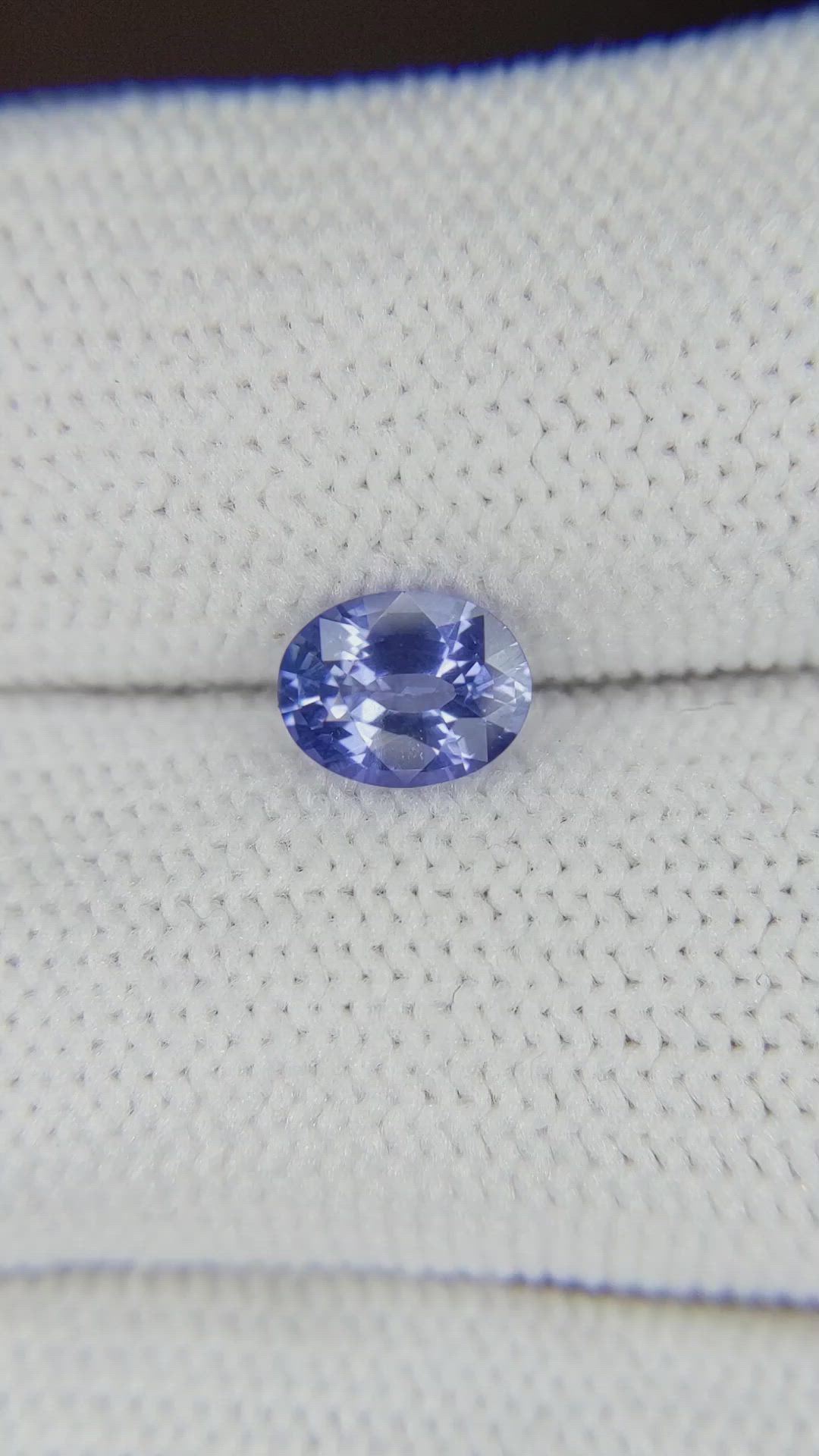 0.86 Ct. Blue Sapphire from Ceylon (Sri Lanka) Size Video