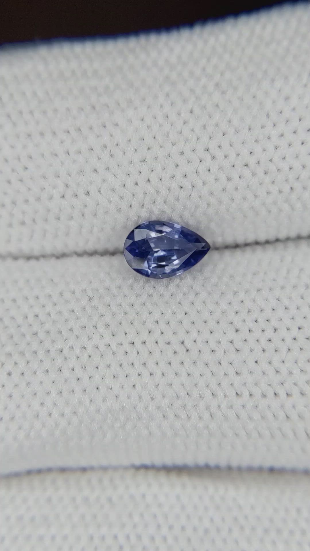 0.50 Ct. Blue Sapphire from Ceylon (Sri Lanka) Size Video