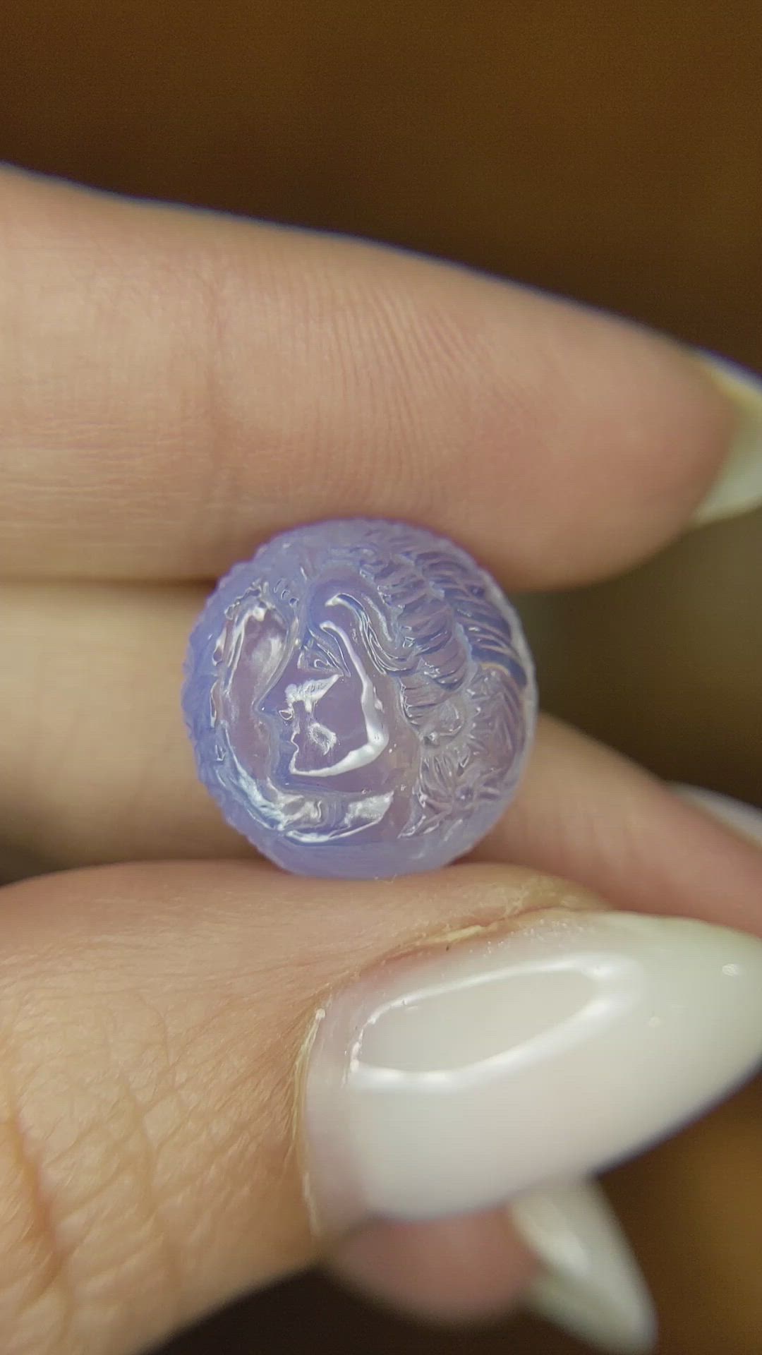 15.87 Ct. Blue Sapphire from Ceylon (Sri Lanka) Size Video