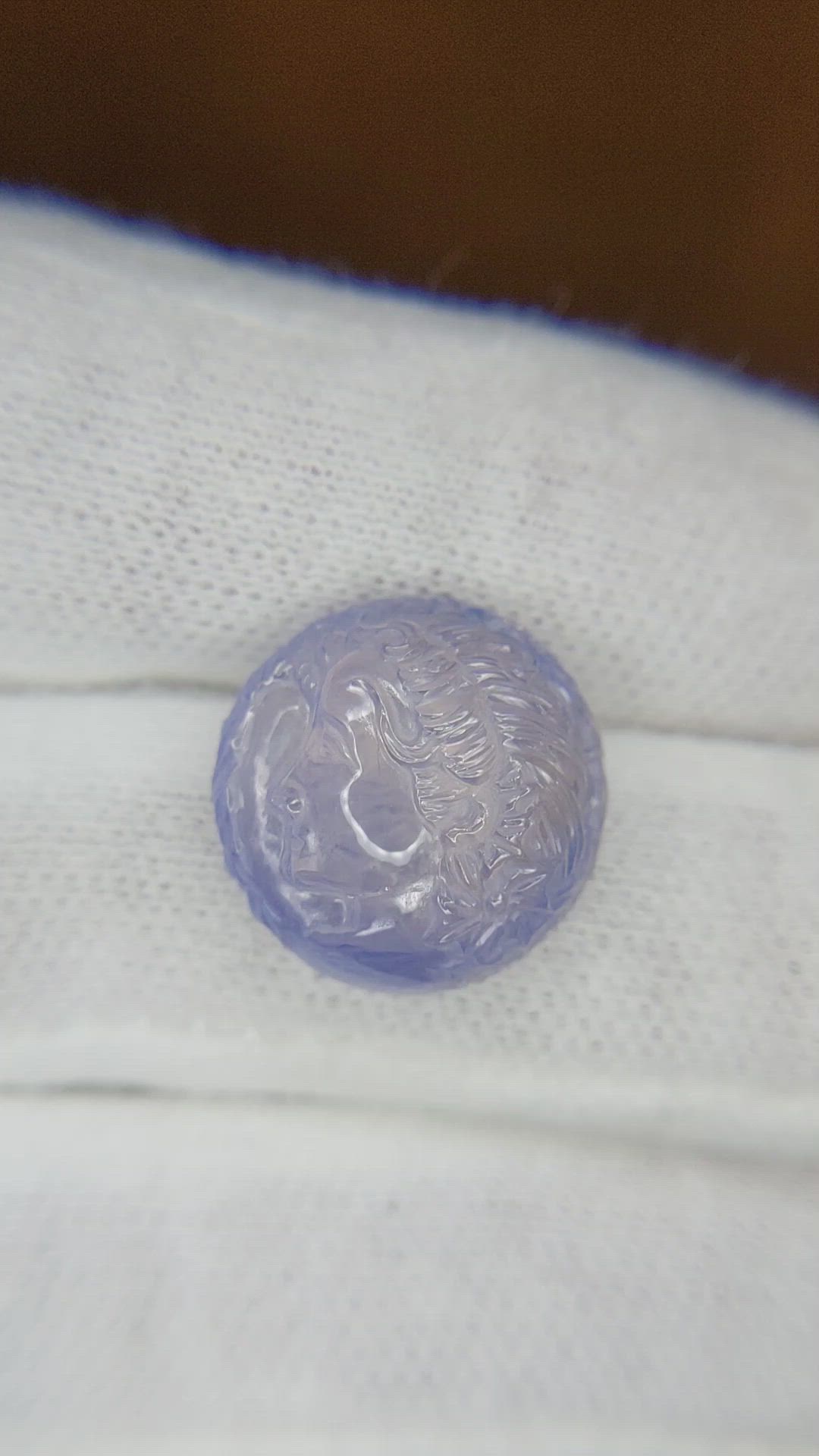 15.87 Ct. Blue Sapphire from Ceylon (Sri Lanka) Size Video