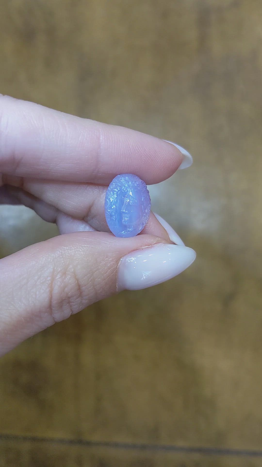 15.87 Ct. Blue Sapphire from Ceylon (Sri Lanka) Size Video