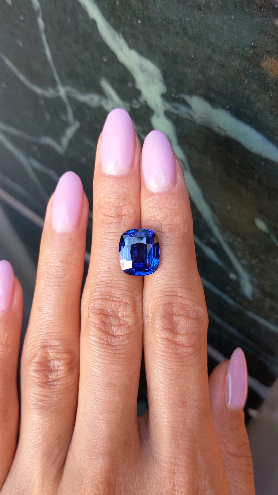 8.02 Ct. Blue Sapphire from Madagascar Size Video