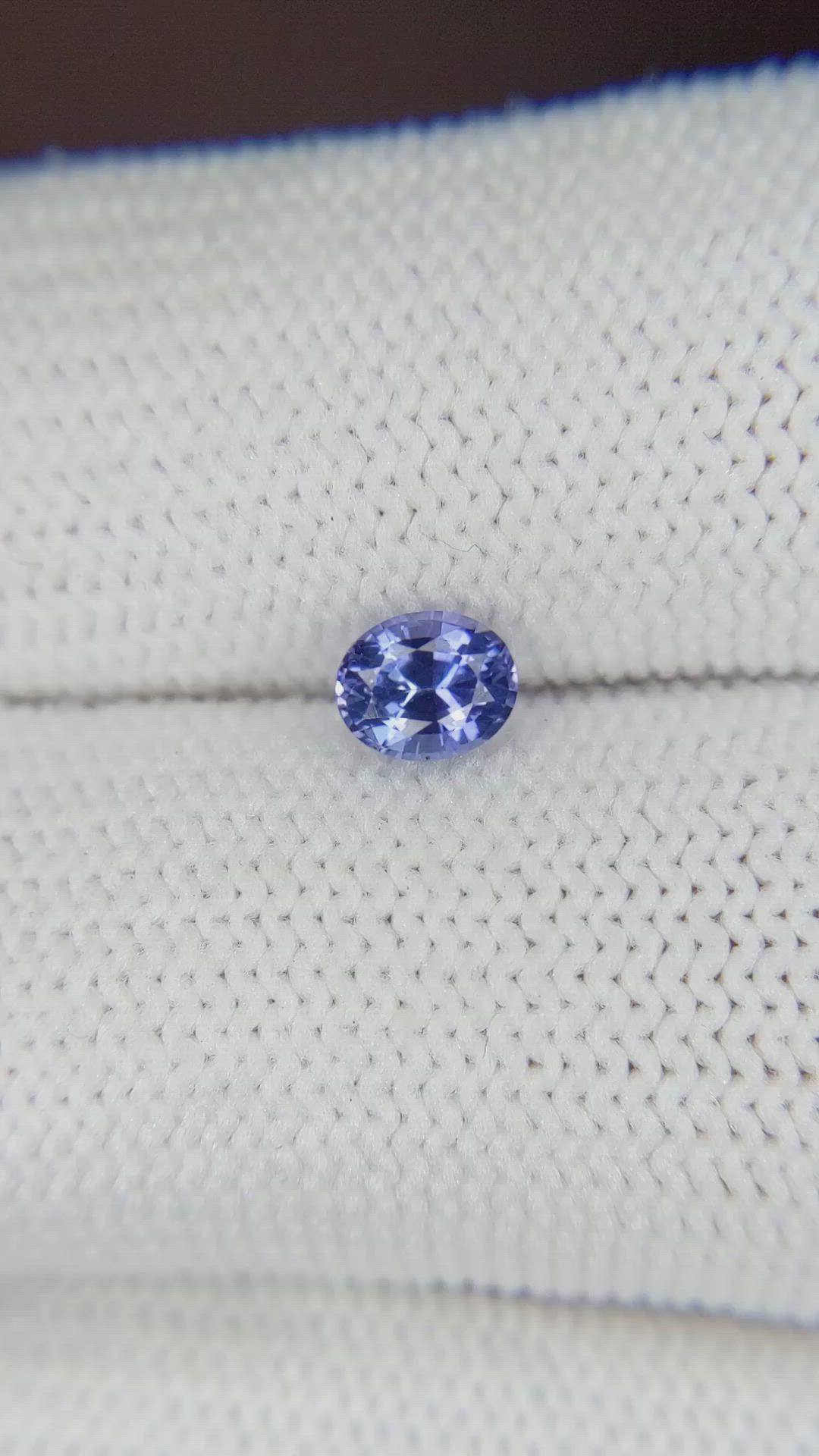 0.51 Ct. Blue Sapphire from Ceylon (Sri Lanka) Size Video