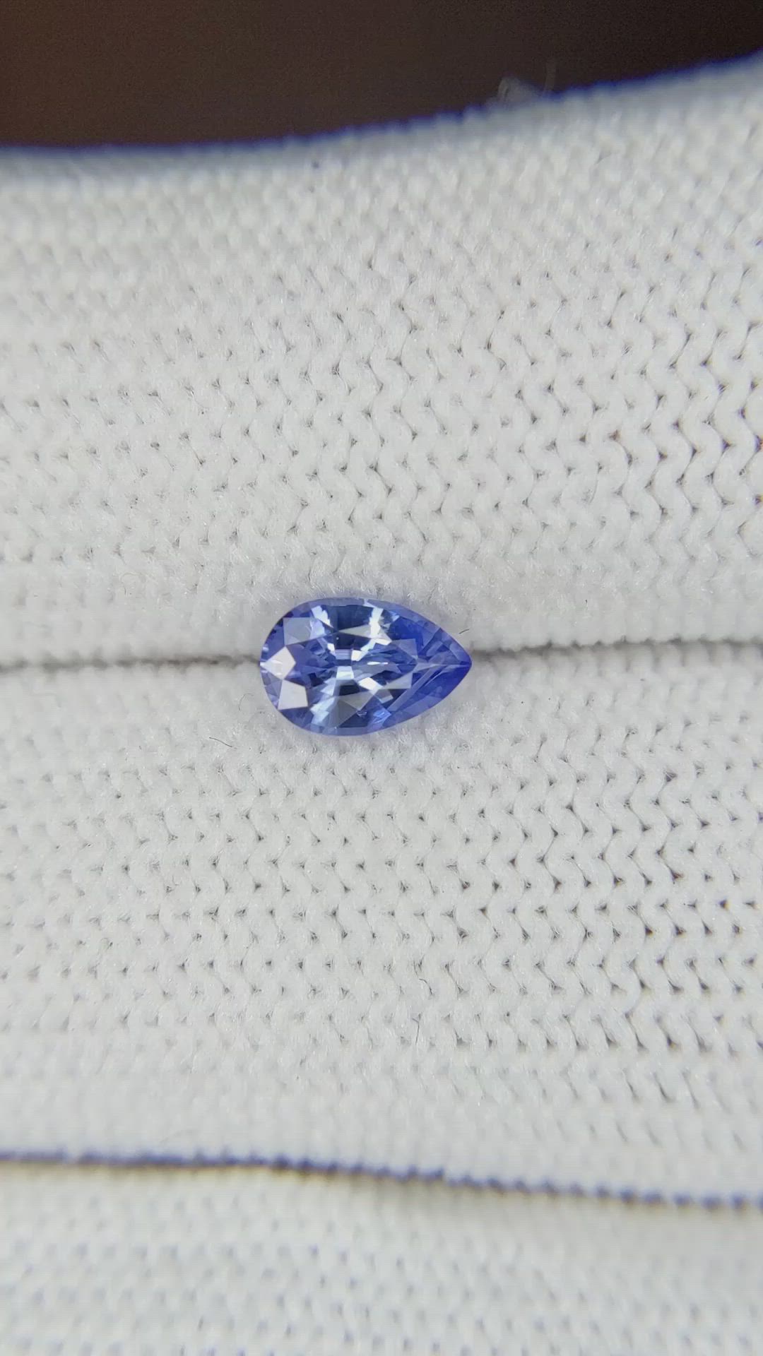 0.50 Ct. Blue Sapphire from Ceylon (Sri Lanka) Size Video