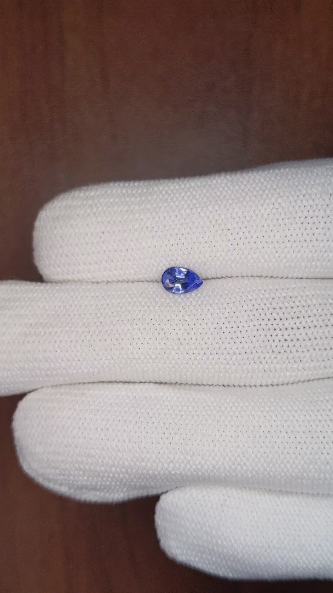 0.50 Ct. Blue Sapphire from Ceylon (Sri Lanka) Size Video