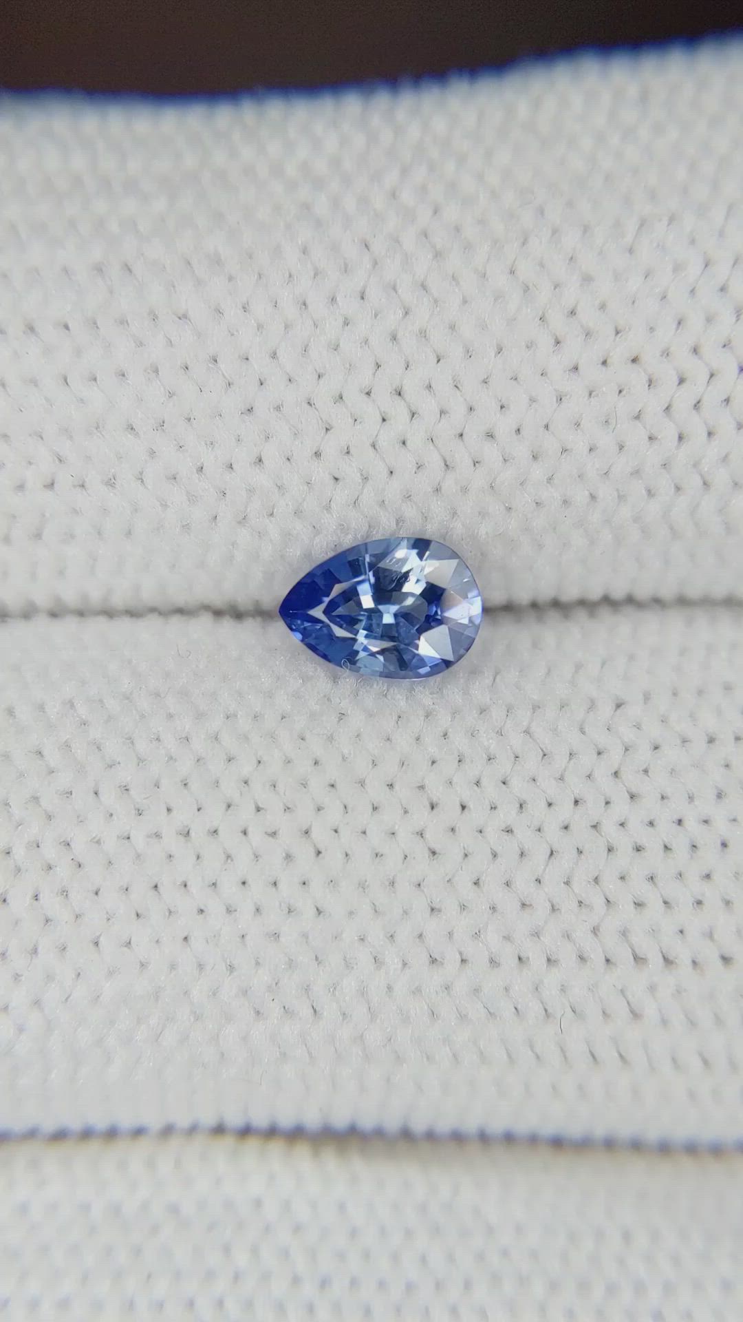 0.50 Ct. Blue Sapphire from Ceylon (Sri Lanka) Size Video