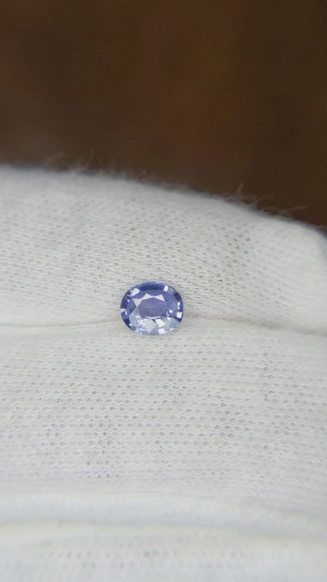 0.50 Ct. Blue Sapphire from Ceylon (Sri Lanka) Size Video