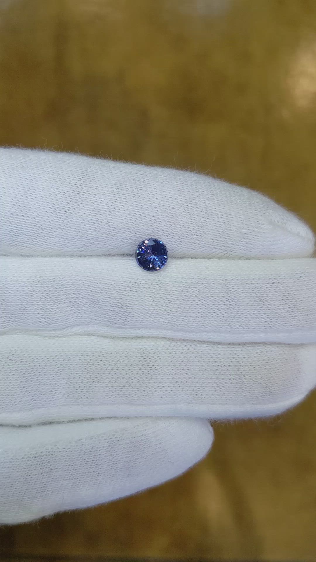 0.84 Ct. Blue Sapphire from Ceylon (Sri Lanka) Size Video