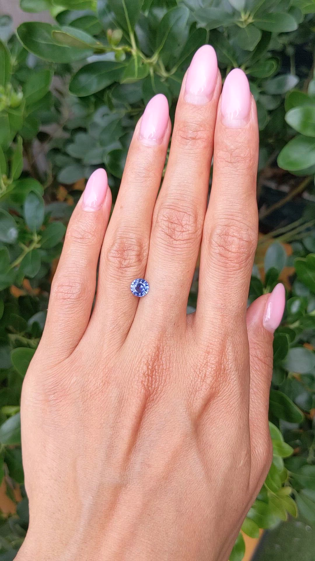 0.90 Ct. Blue Sapphire from Ceylon (Sri Lanka) Size Video
