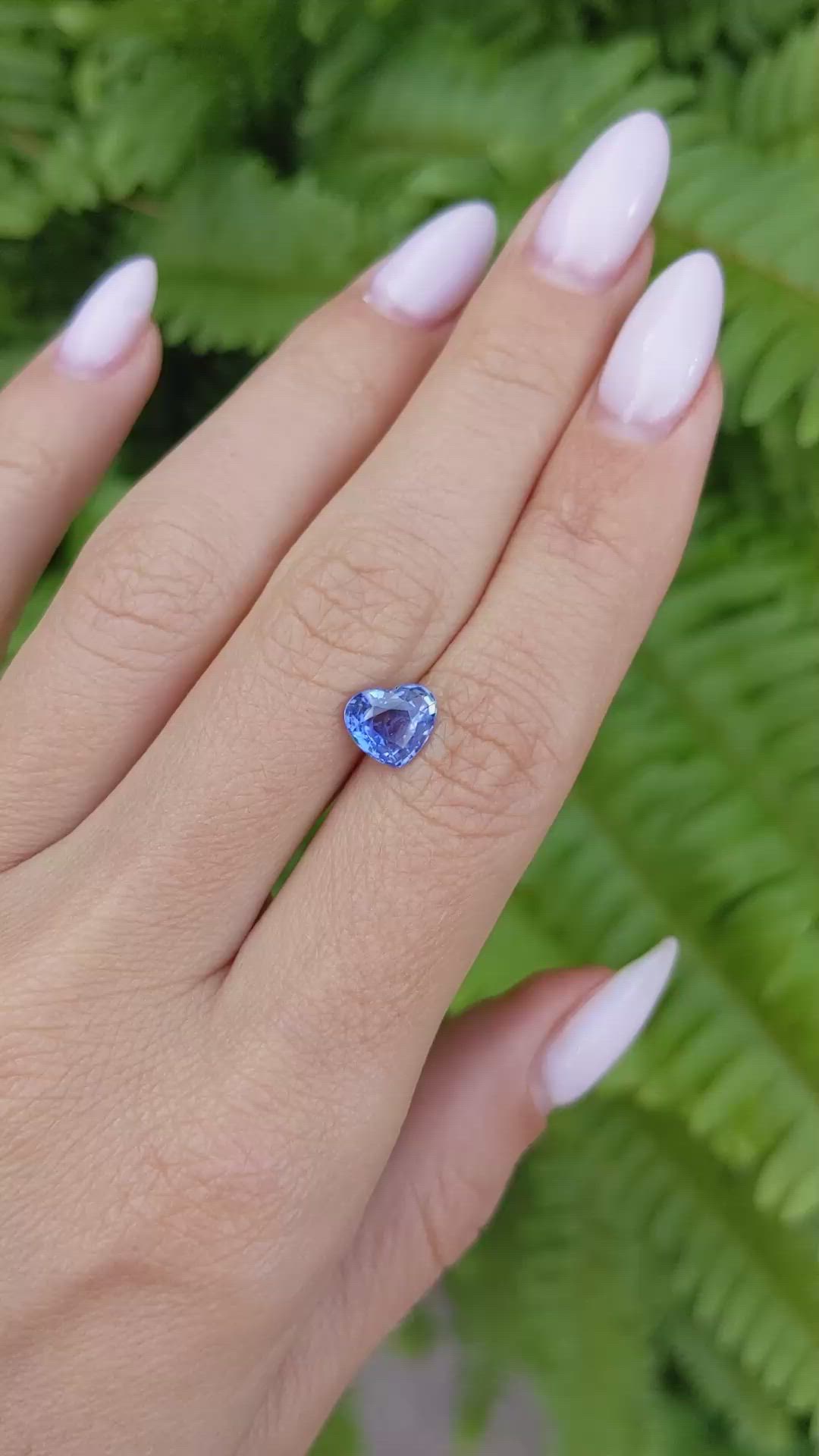 2.00 Ct. Blue Sapphire from Ceylon (Sri Lanka) Size Video