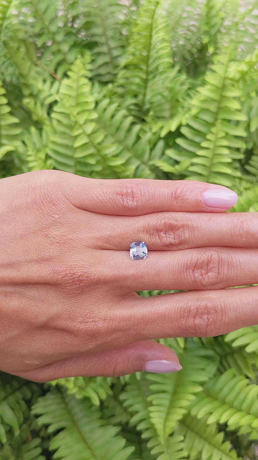 1.58 Ct. Blue Sapphire from Ceylon (Sri Lanka) Size Video