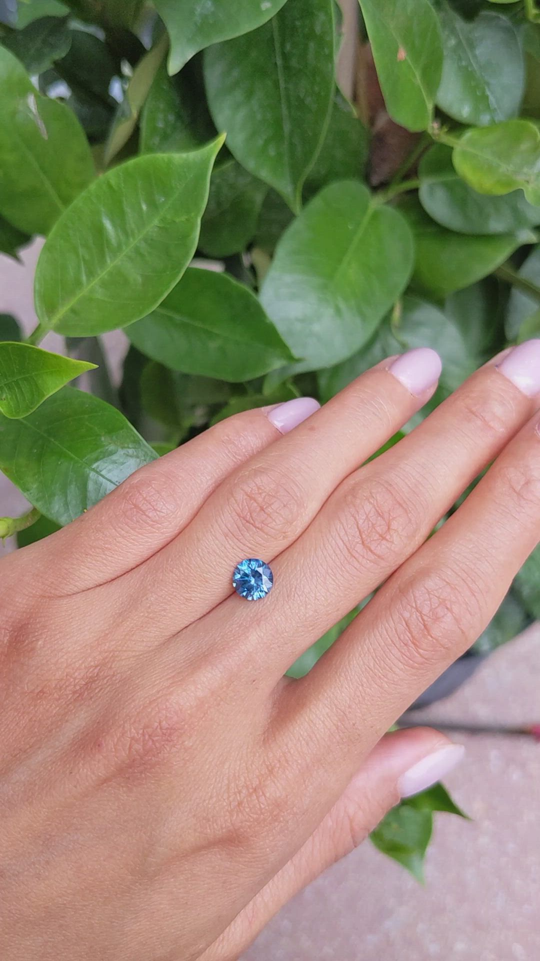 1.51 Ct. Blue Sapphire from Montana Size Video