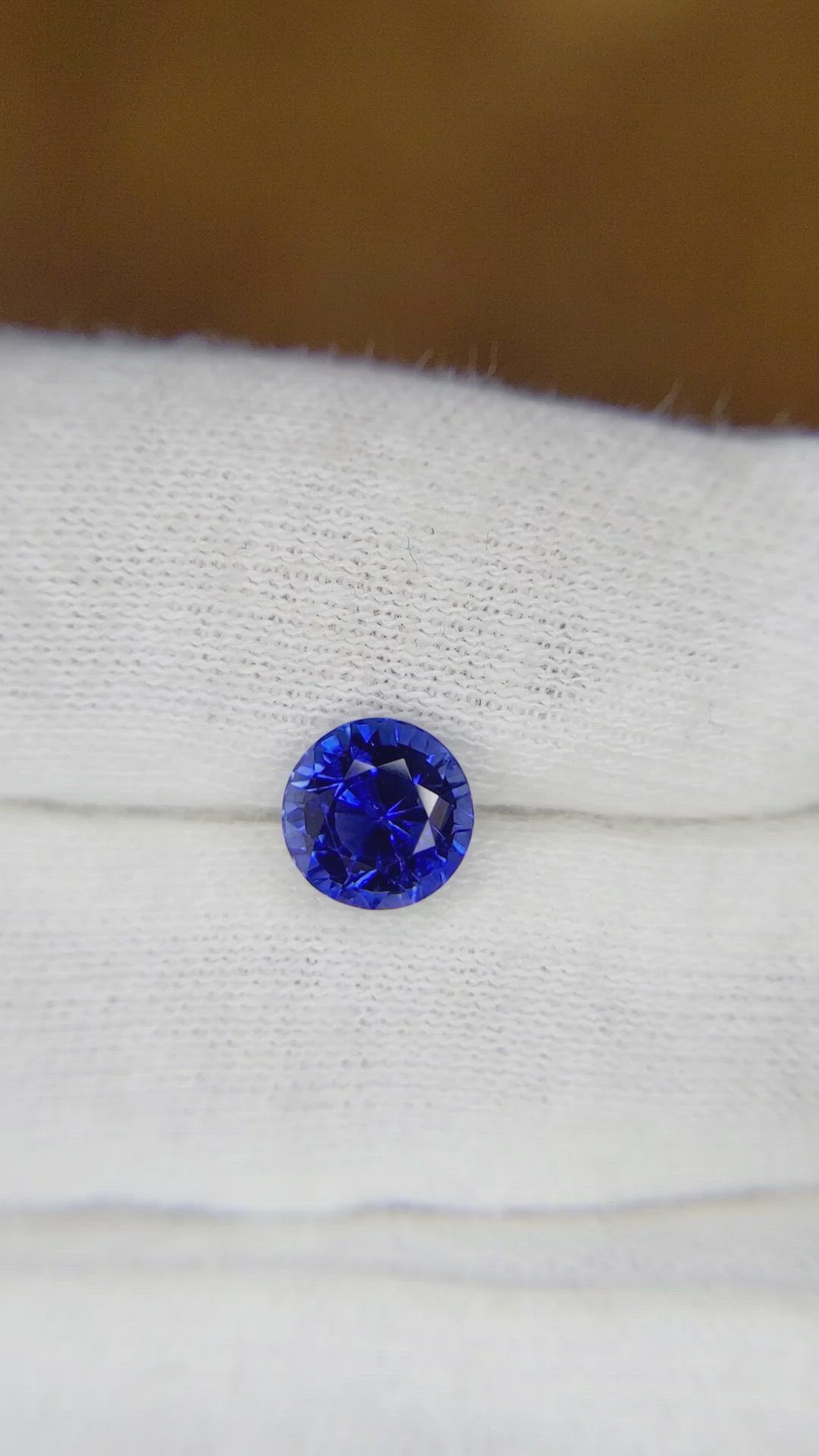 1.92 Ct. Blue Sapphire from Ceylon (Sri Lanka) Size Video