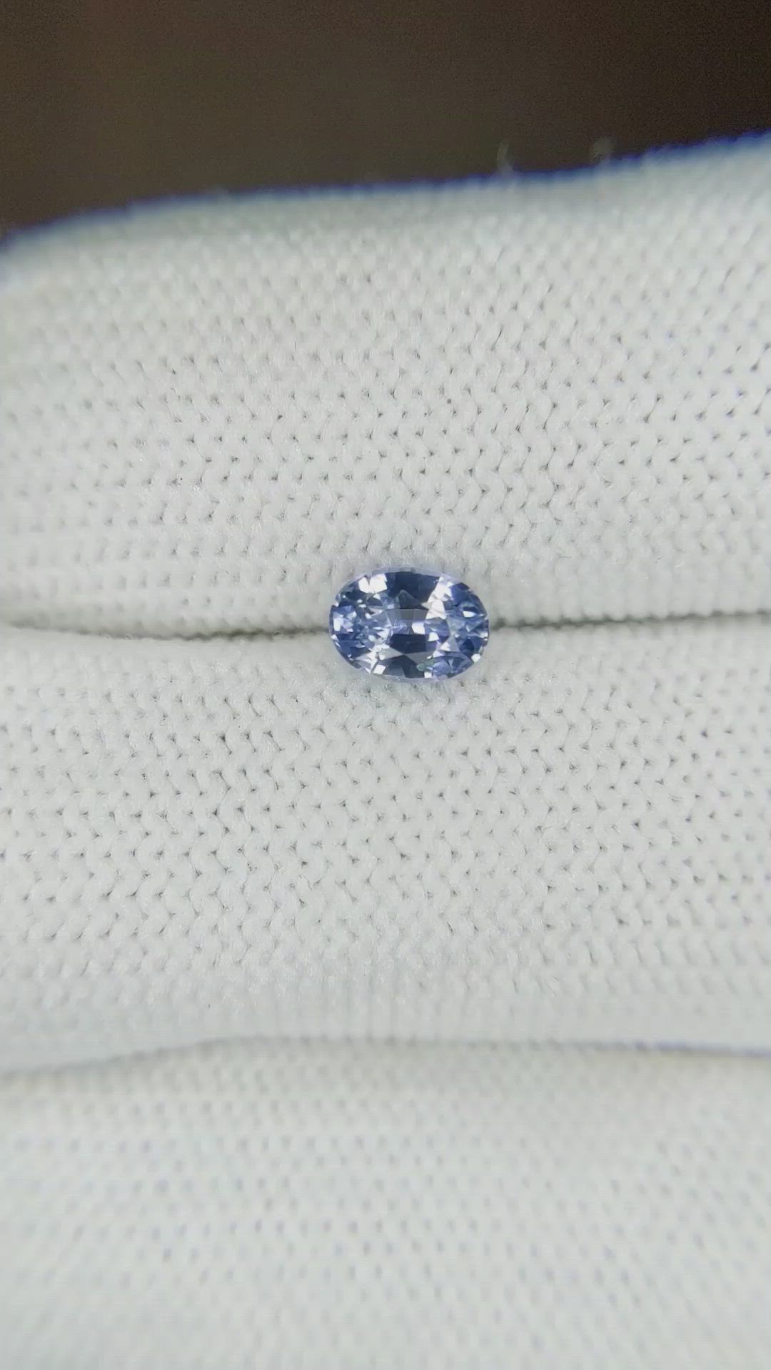 0.75 Ct. Blue Sapphire from Ceylon (Sri Lanka) Size Video