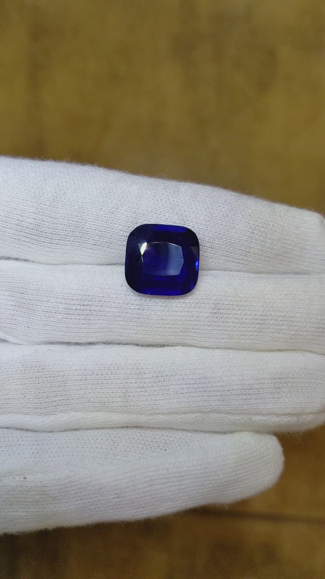 6.84 Ct. Blue Sapphire from Madagascar Size Video