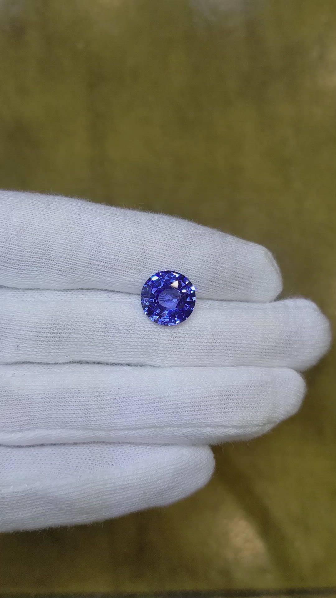 6.25 Ct. Blue Sapphire from Ceylon (Sri Lanka) Size Video