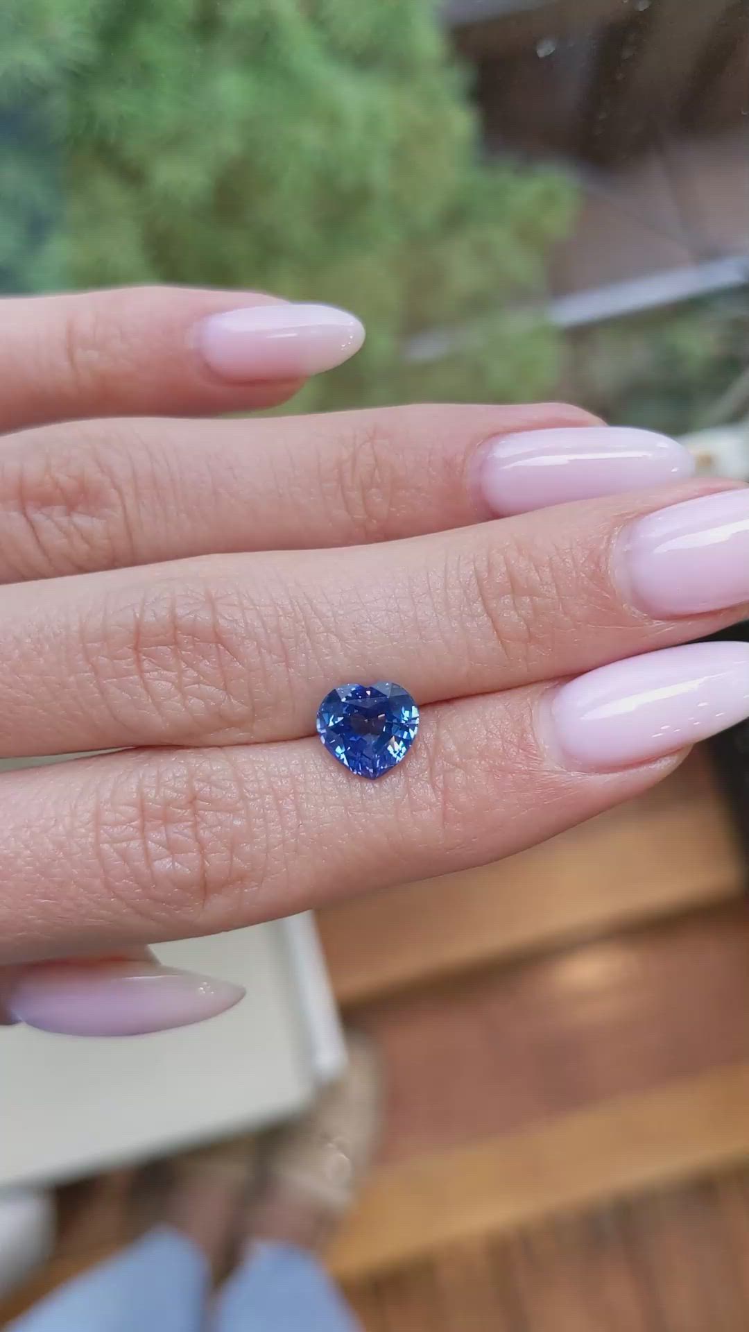 2.58 Ct. Blue Sapphire from Ceylon (Sri Lanka) Size Video