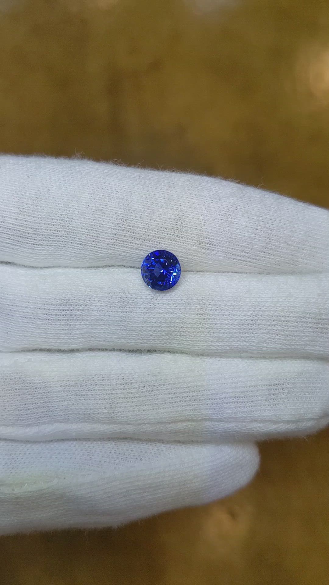 1.66 Ct. Blue Sapphire from Ceylon (Sri Lanka) Size Video