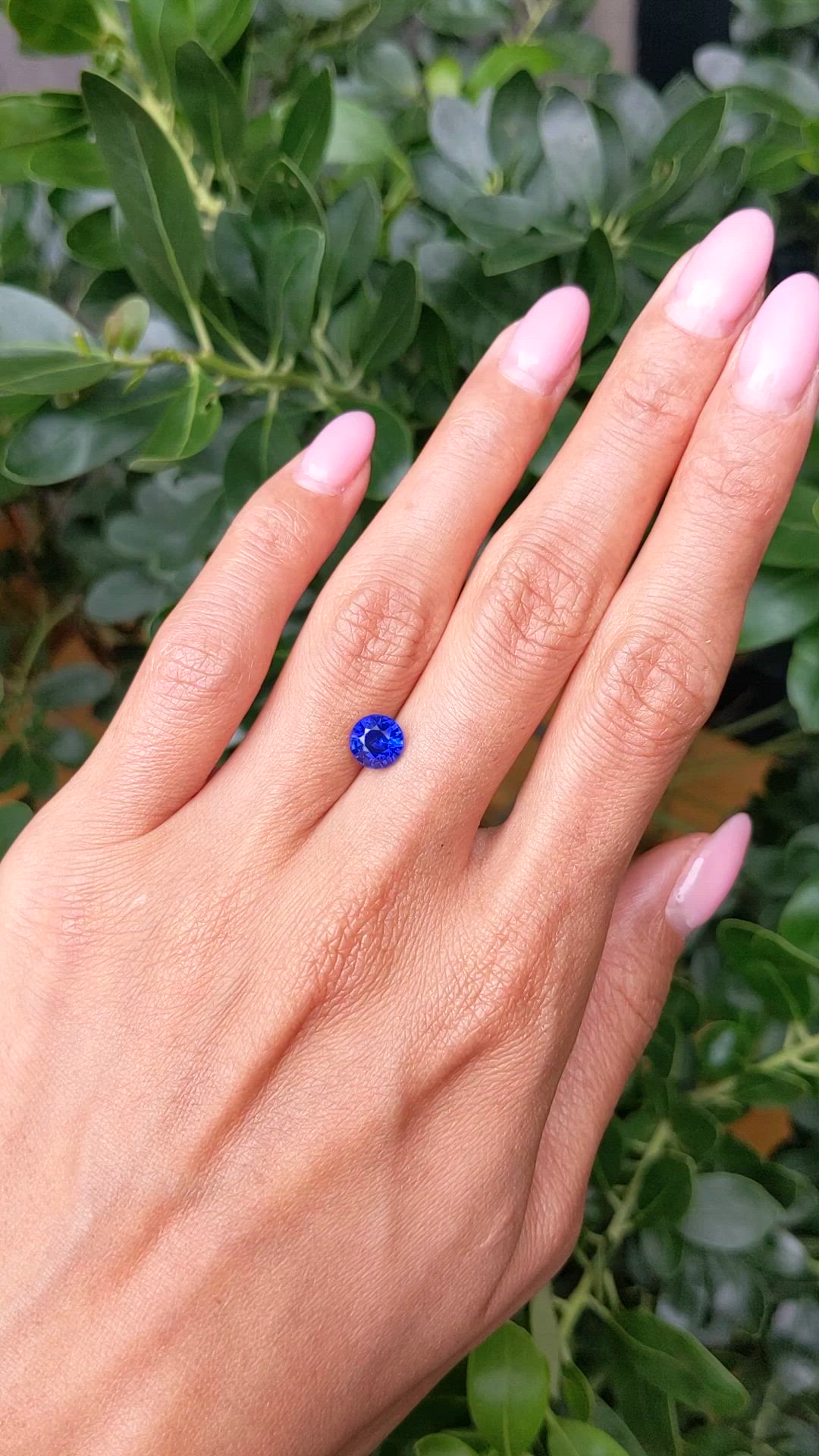 1.75 Ct. Blue Sapphire from Ceylon (Sri Lanka) Size Video