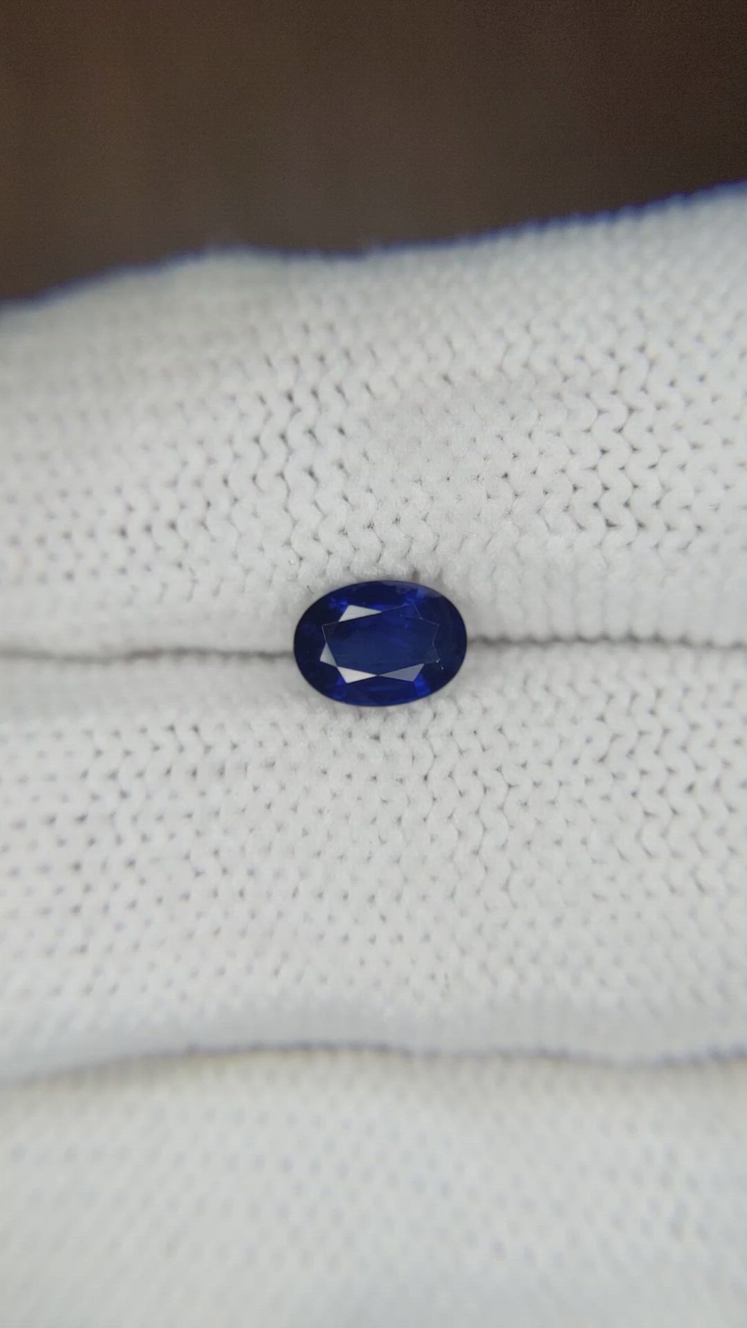 1.10 Ct. Blue Sapphire from Thailand Size Video