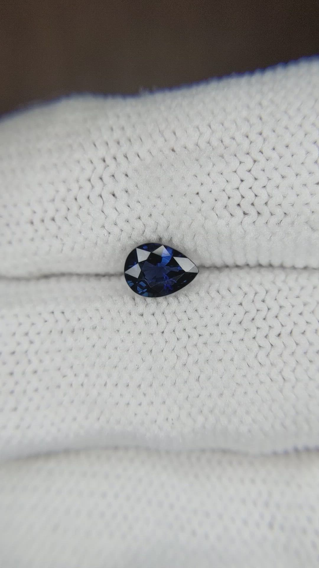 0.99 Ct. Blue Sapphire from Thailand Size Video