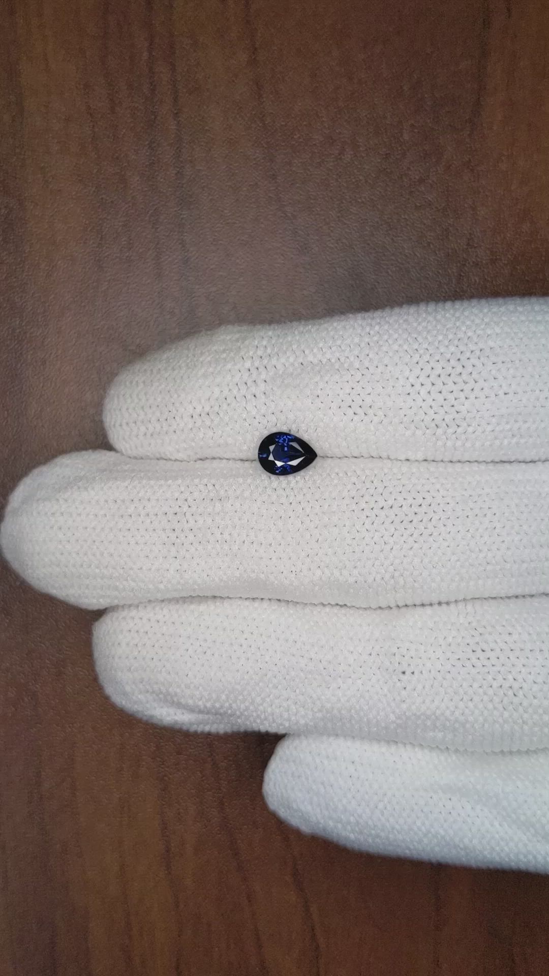 0.99 Ct. Blue Sapphire from Thailand Size Video